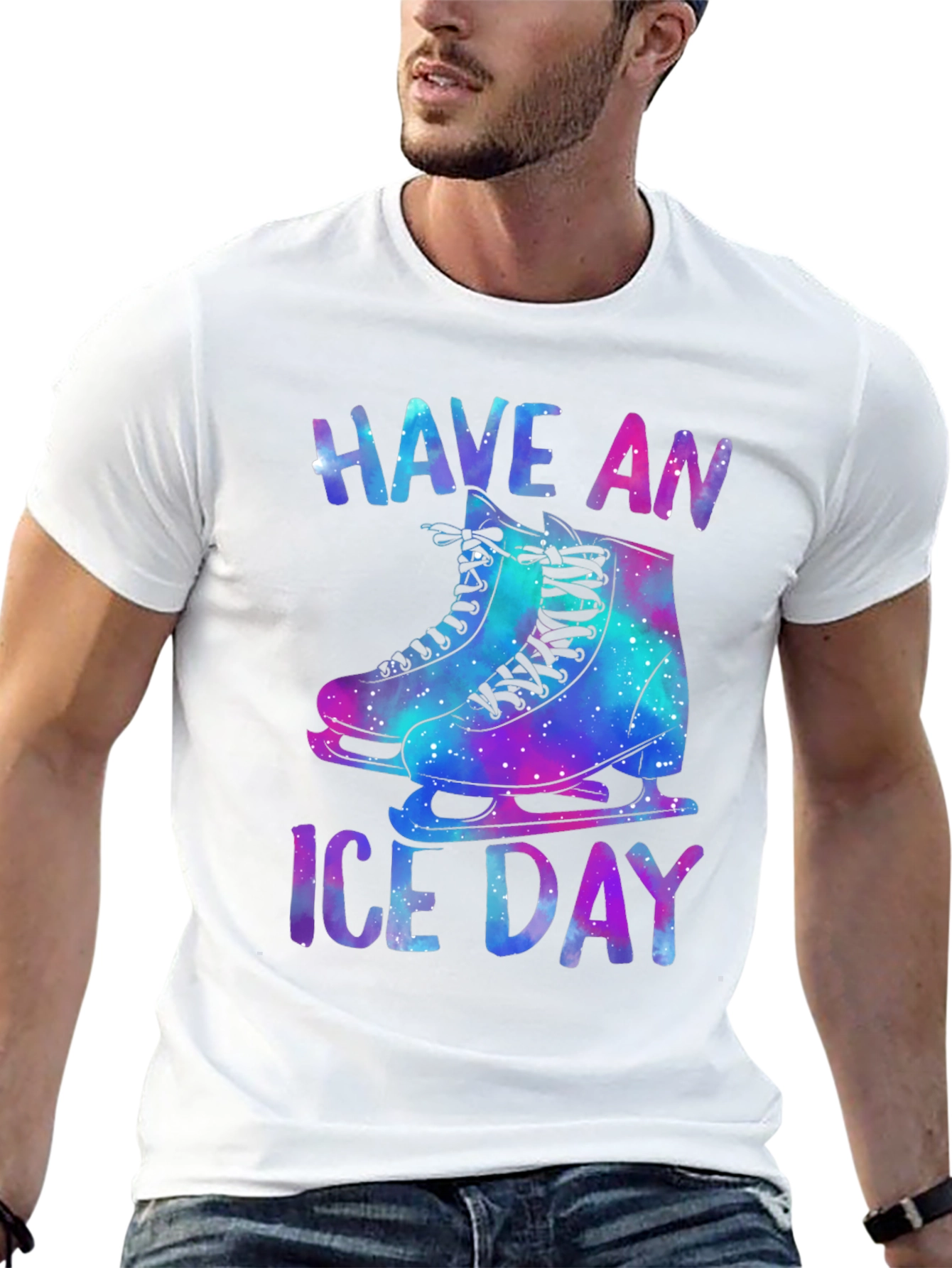 Have an Ice Day Galaxy Skate T-Shirt