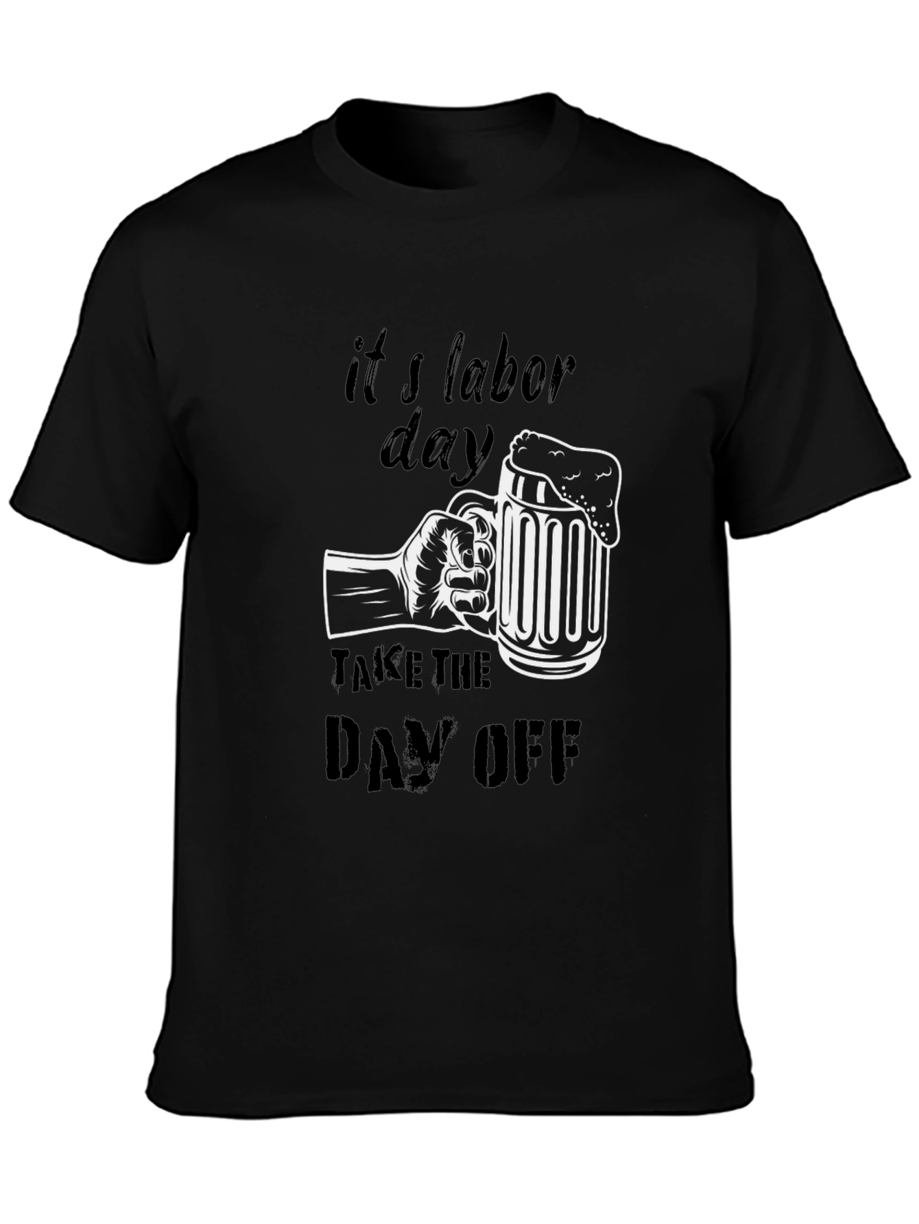 Labor Day Beer Mug Graphic Tee - Take the Day Off!