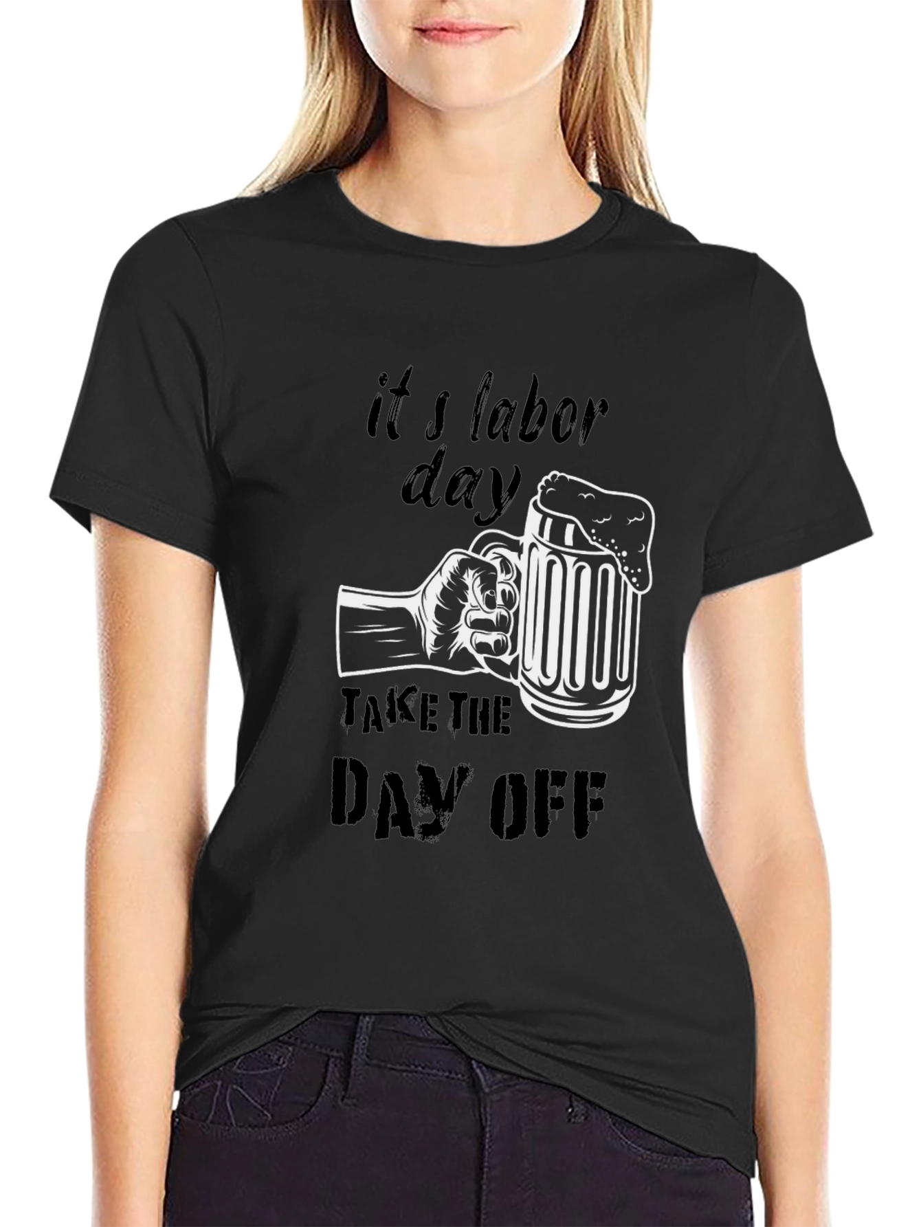 Labor Day Beer Mug Graphic Tee - Take the Day Off!