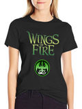 Wings of Fire Black Graphic Tee