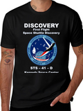 Discovery Space Shuttle First Flight Graphic T-Shirt