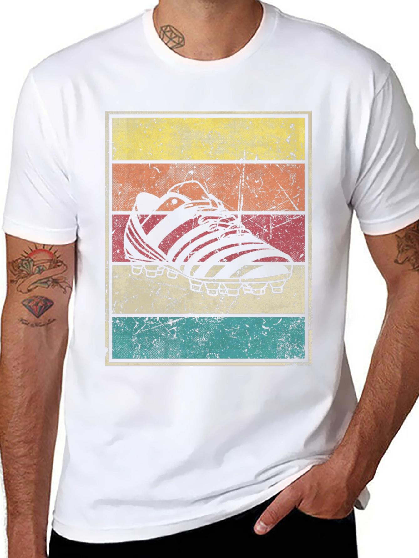 Retro Soccer Cleat Graphic T-Shirt