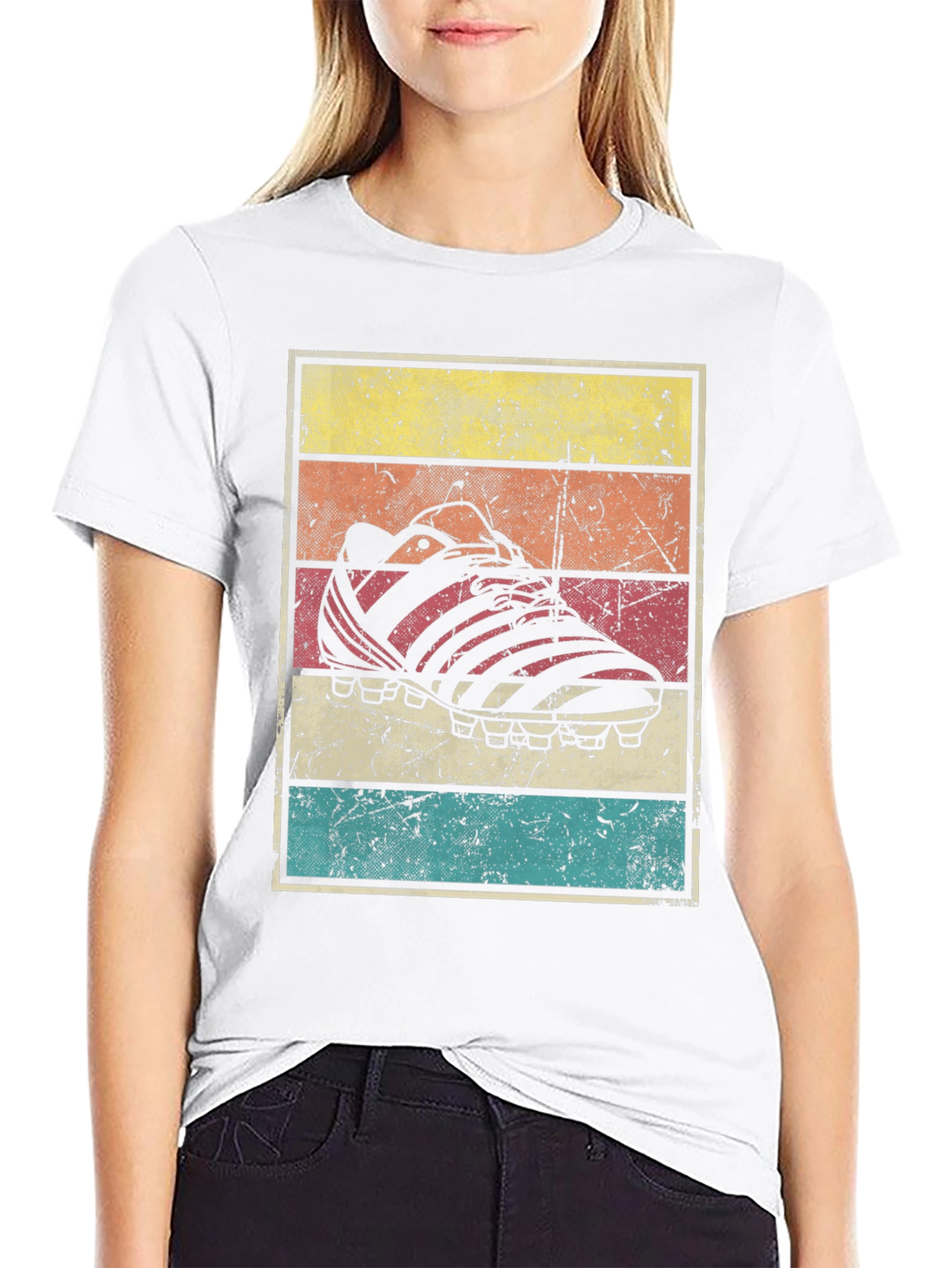 Retro Soccer Cleat Graphic T-Shirt