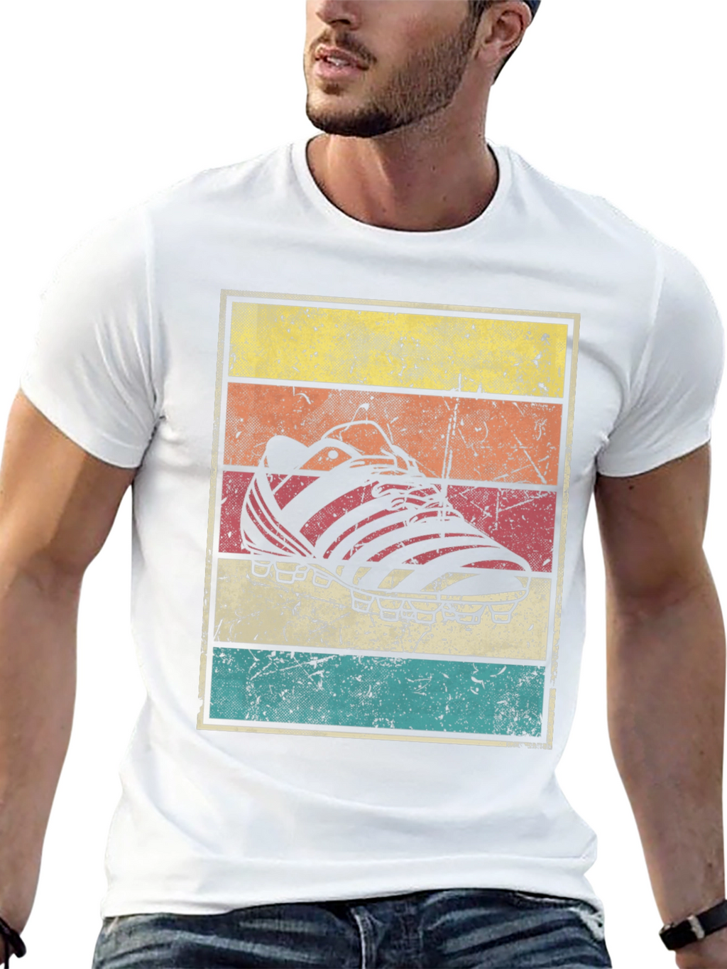Retro Soccer Cleat Graphic T-Shirt