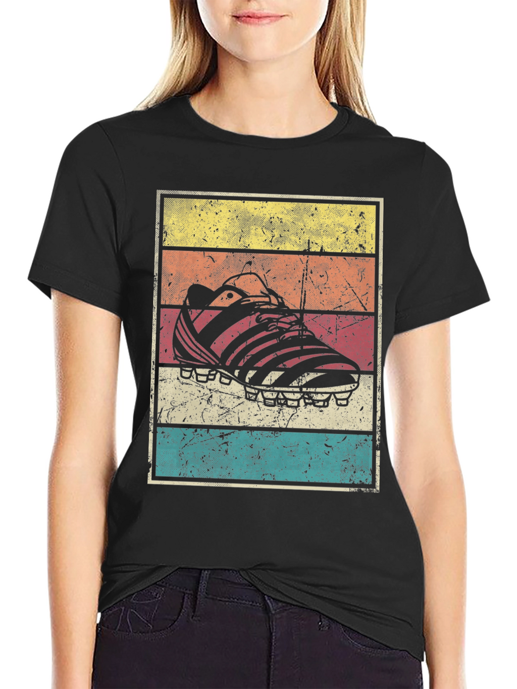 Retro Soccer Cleat Graphic T-Shirt