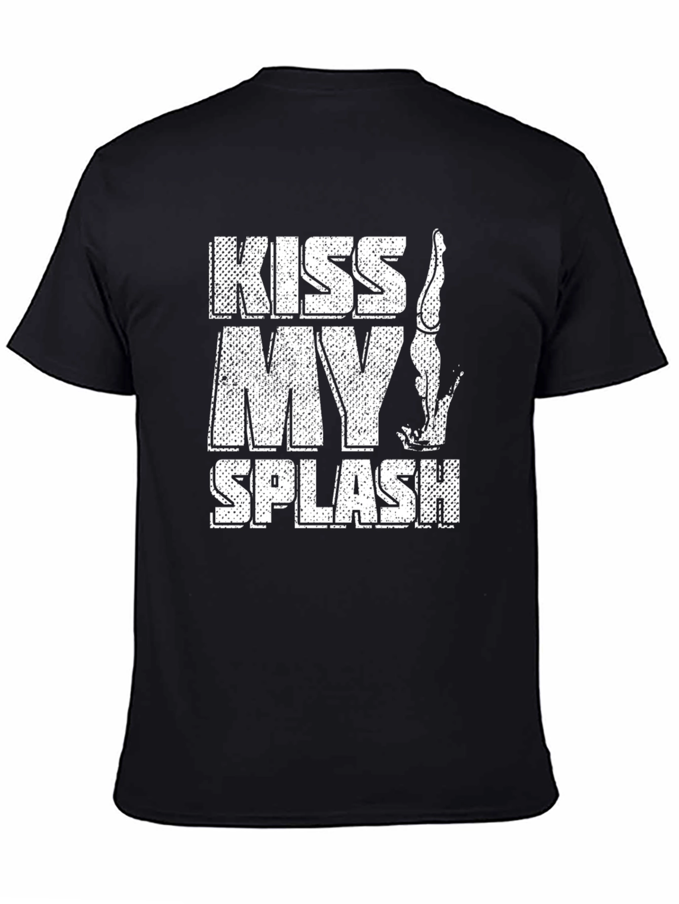 Kiss My Splash Diver Black T-Shirt