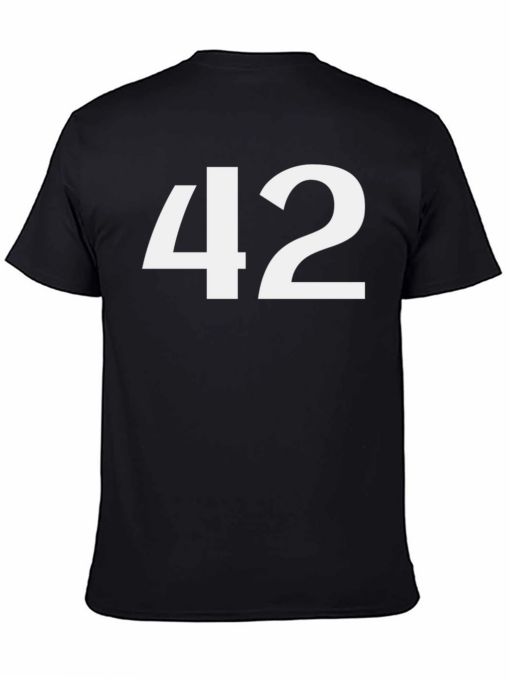 Mens 42 Graphic T-Shirt - Black