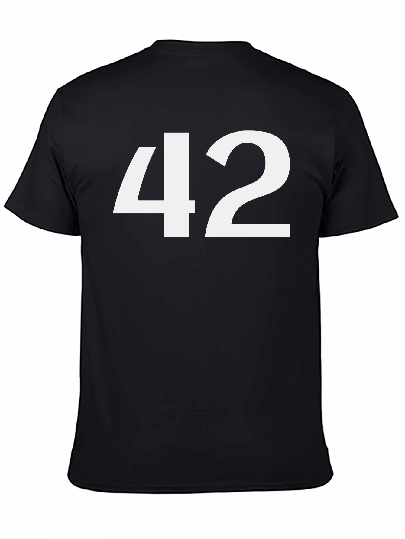 Mens 42 Graphic T-Shirt - Black