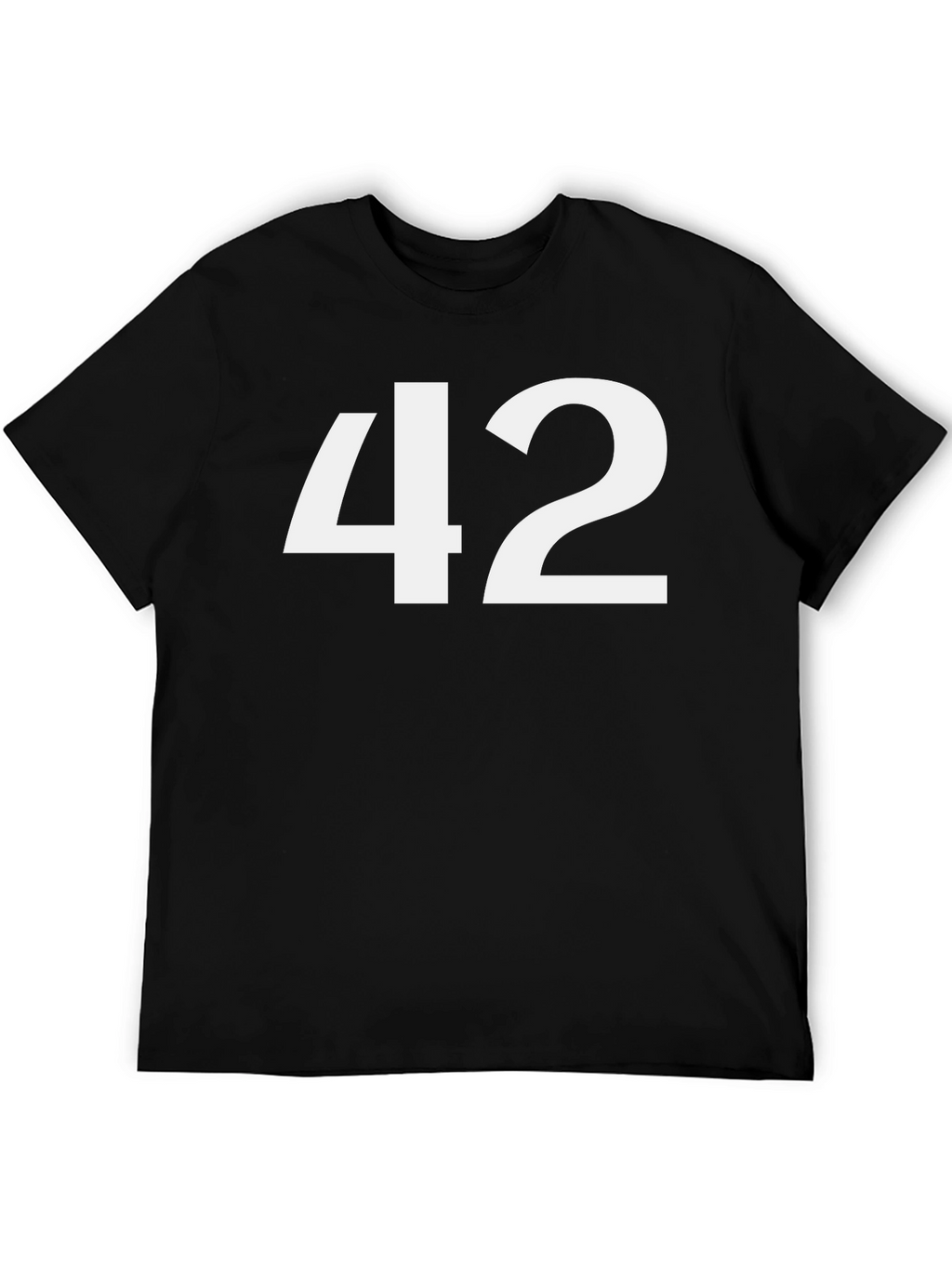 Mens 42 Graphic T-Shirt - Black