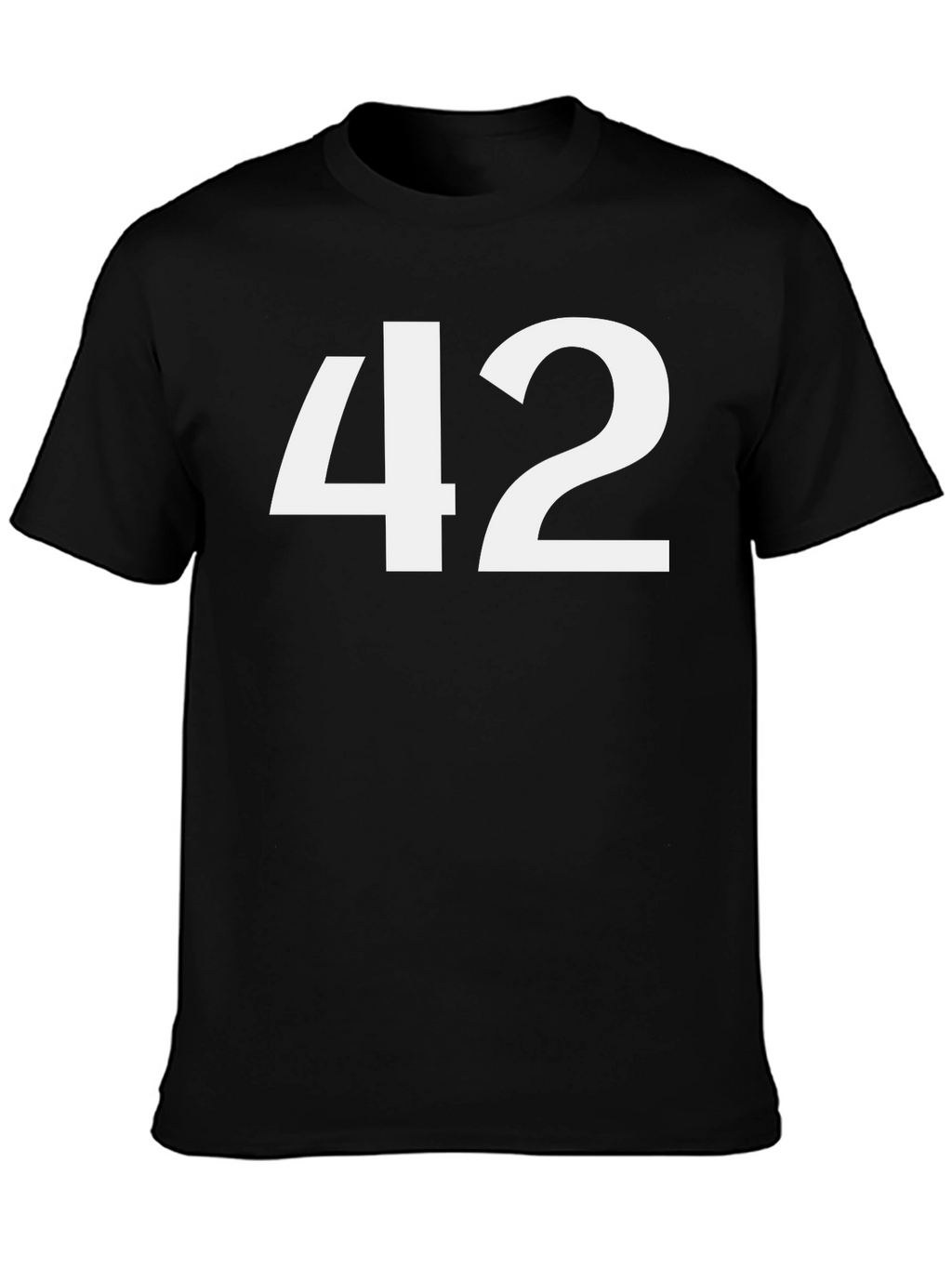 Mens 42 Graphic T-Shirt - Black