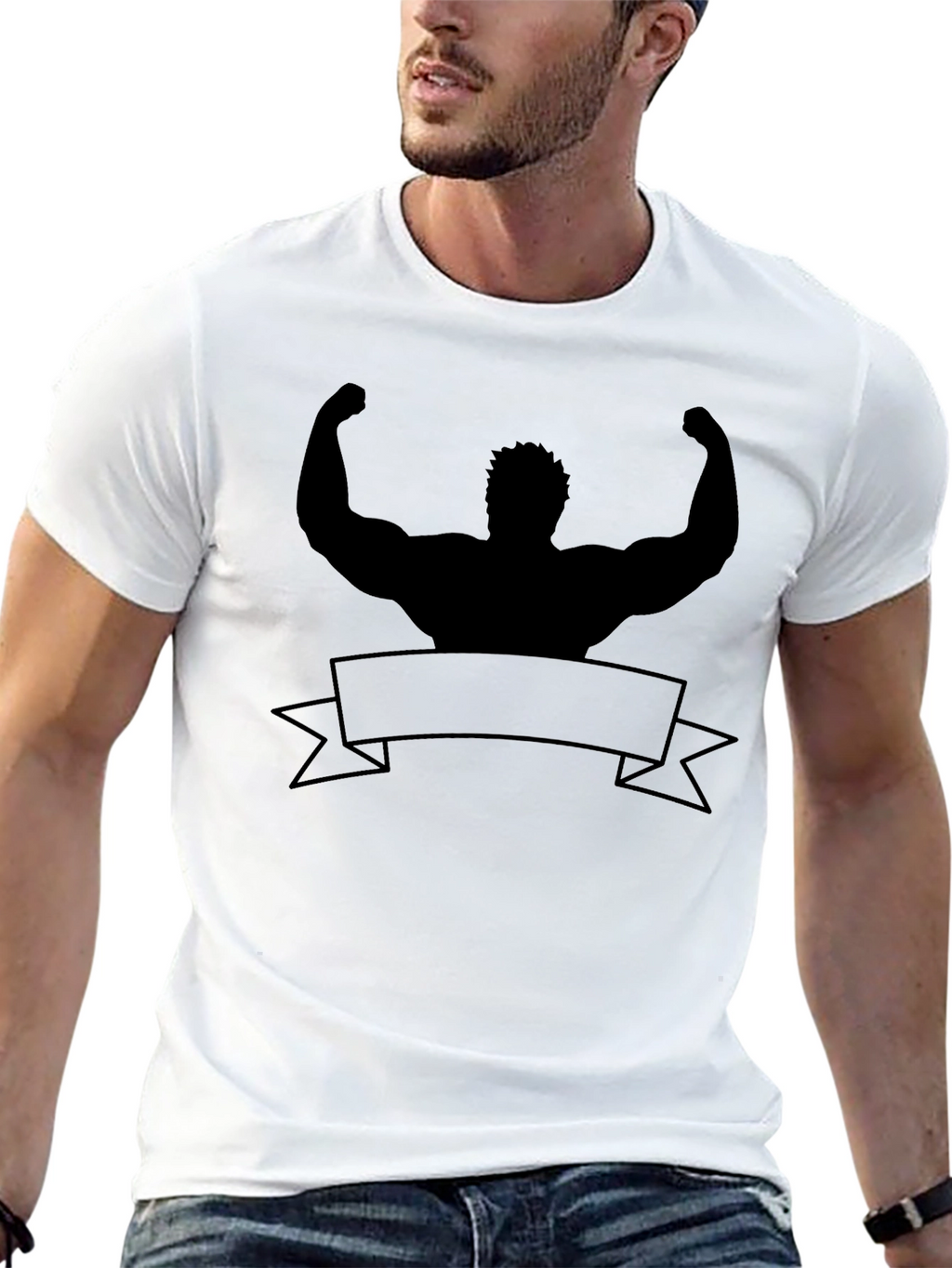 Muscle Man Silhouette T-Shirt