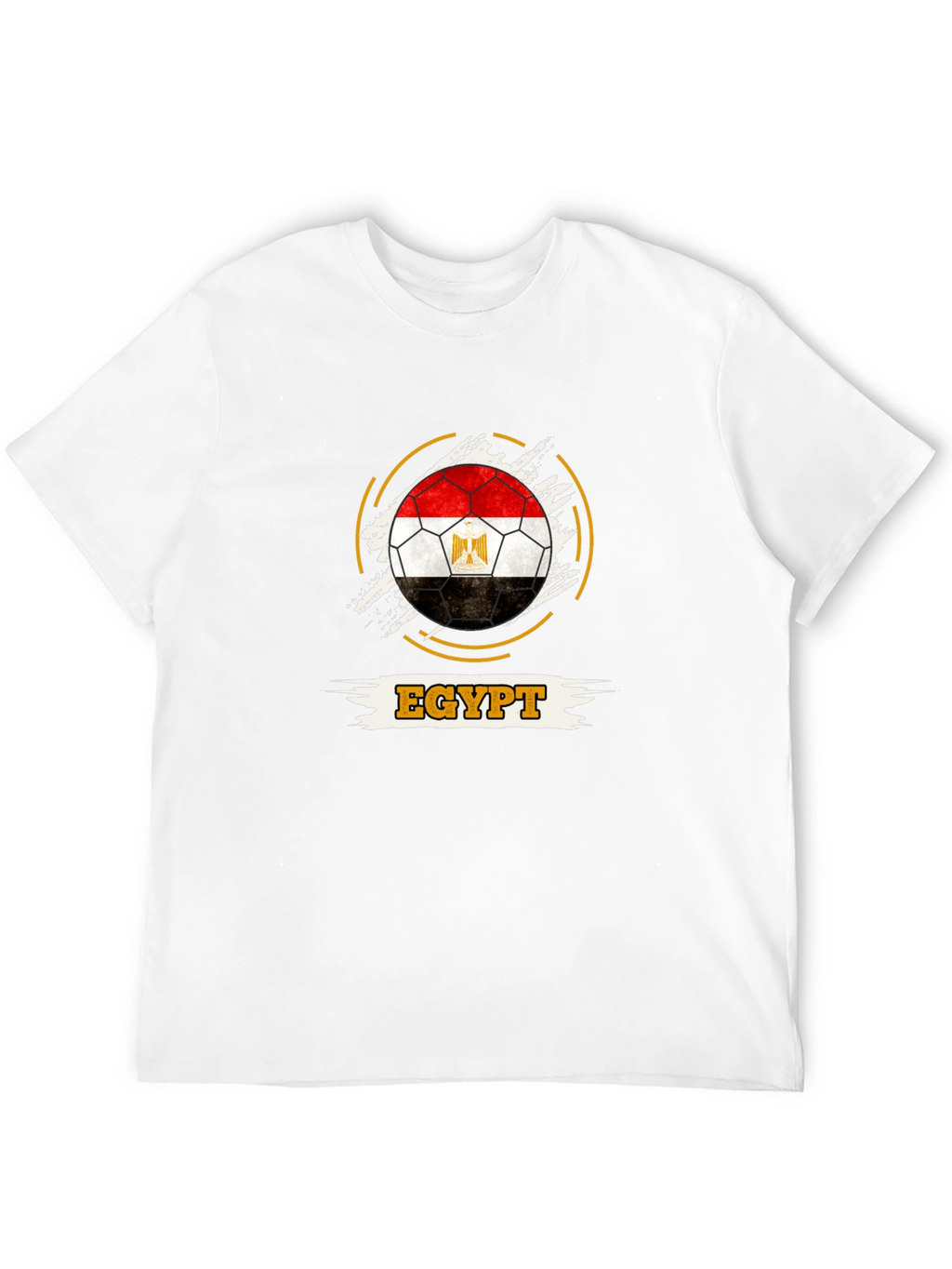 Egypt Soccer Ball Graphic T-Shirt