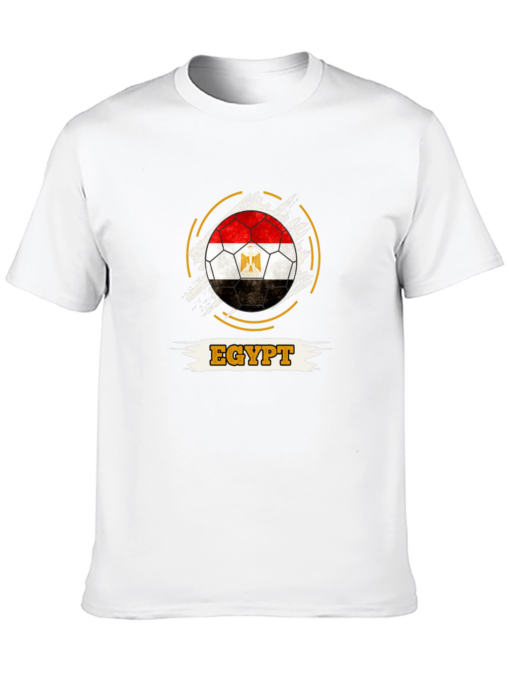 Egypt Soccer Ball Graphic T-Shirt