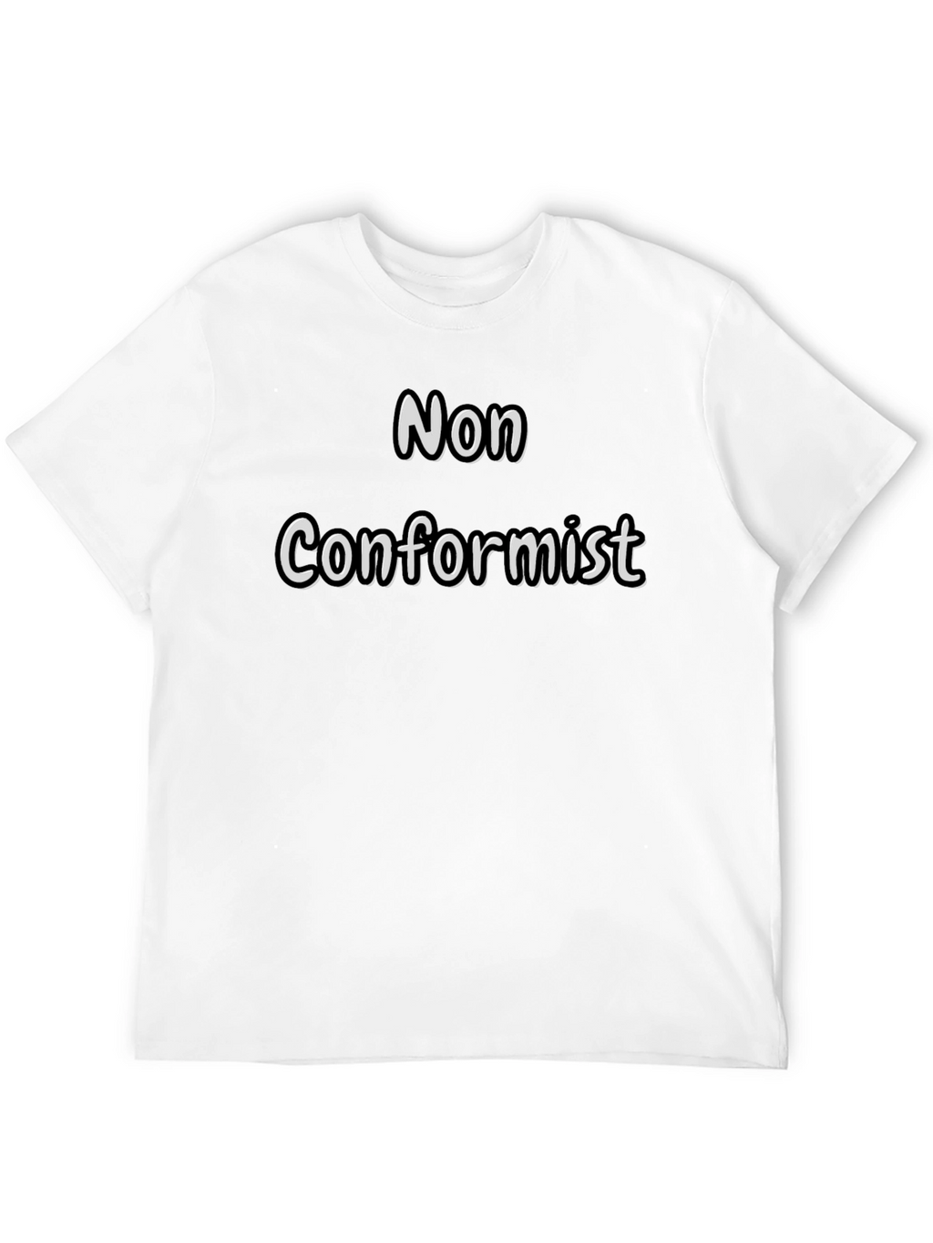 Non Conformist Graphic Tee - Black