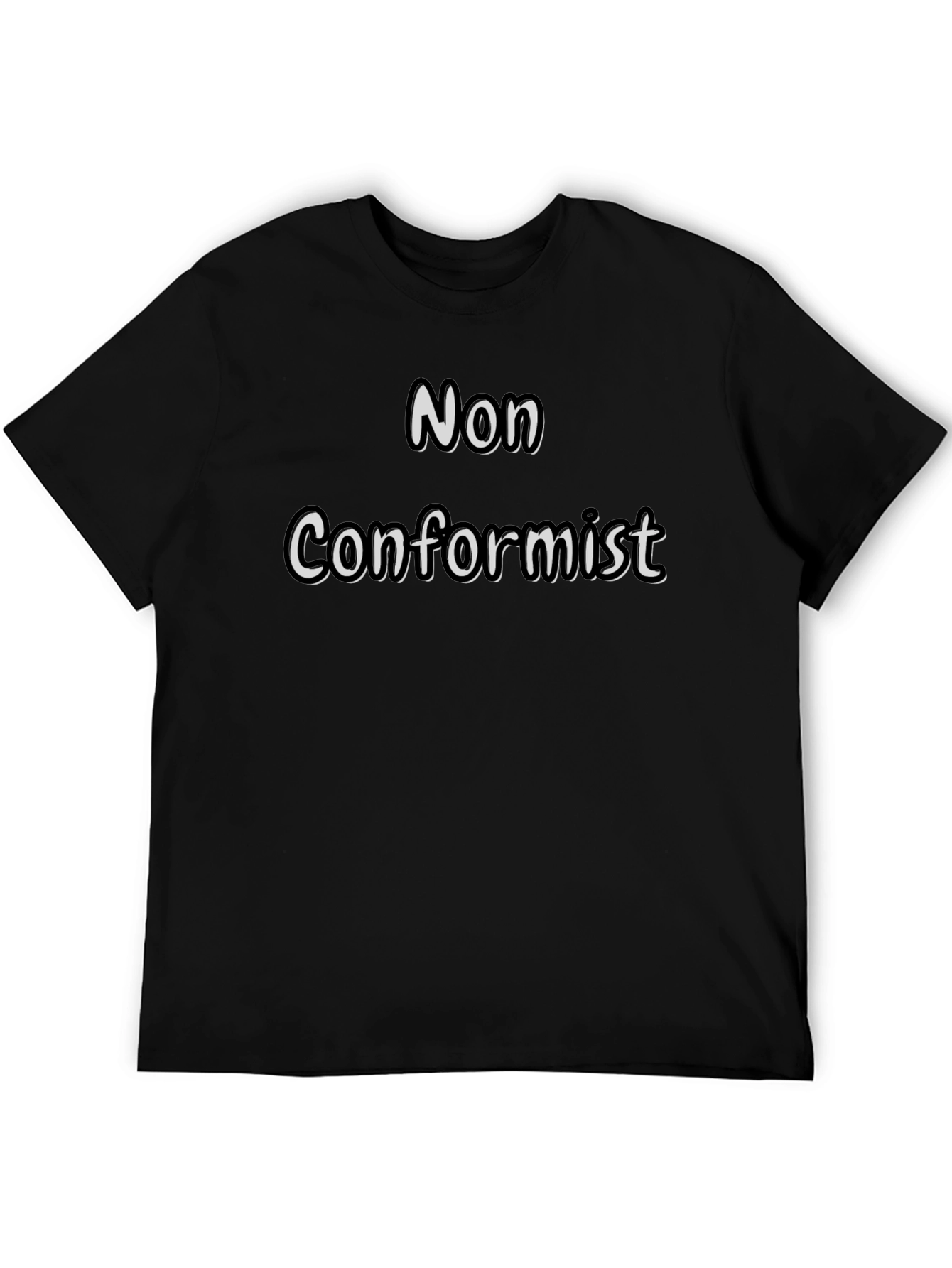 Non Conformist Graphic Tee - Black