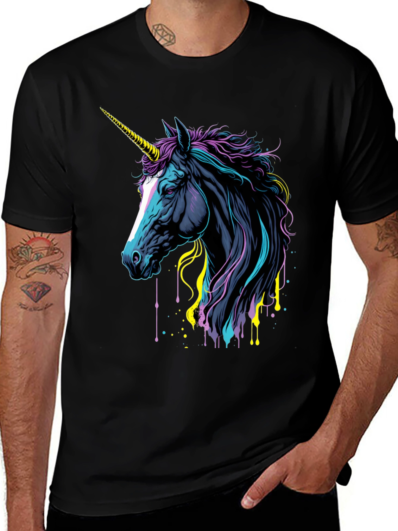 Unicorn Graphic Tee - Colorful & Unique!
