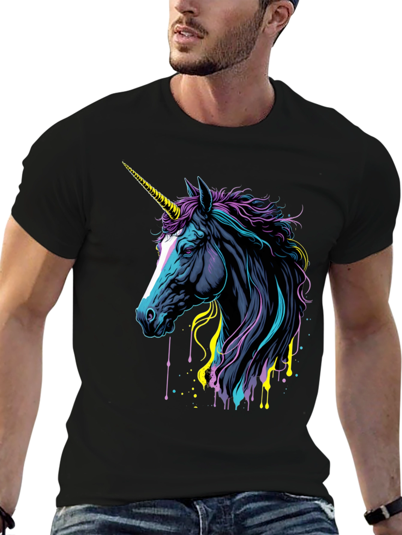 Unicorn Graphic Tee - Colorful & Unique!