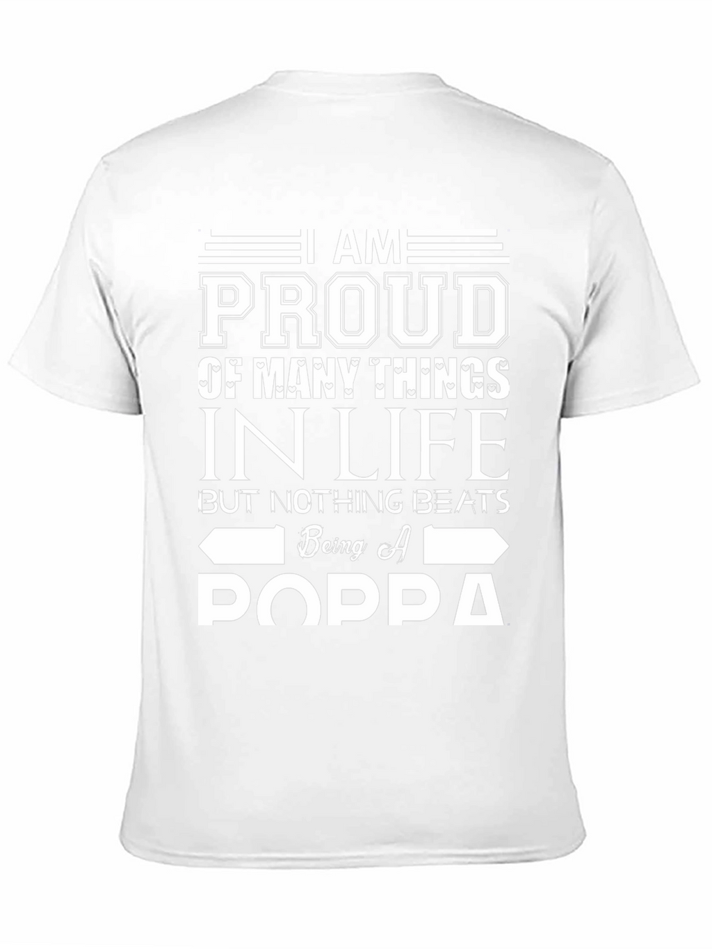 Proud Poppa Graphic Tee - Fathers Day Gift