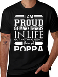 Proud Poppa Graphic Tee - Fathers Day Gift