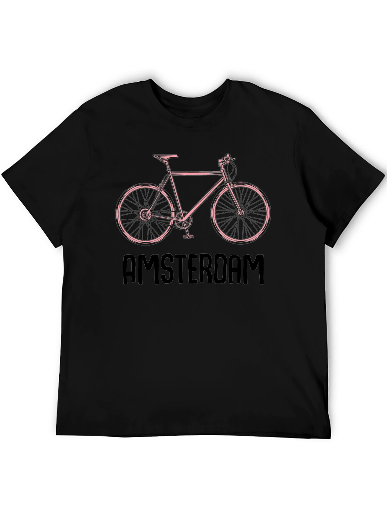 Amsterdam Bike Graphic T-Shirt - Cool City Style