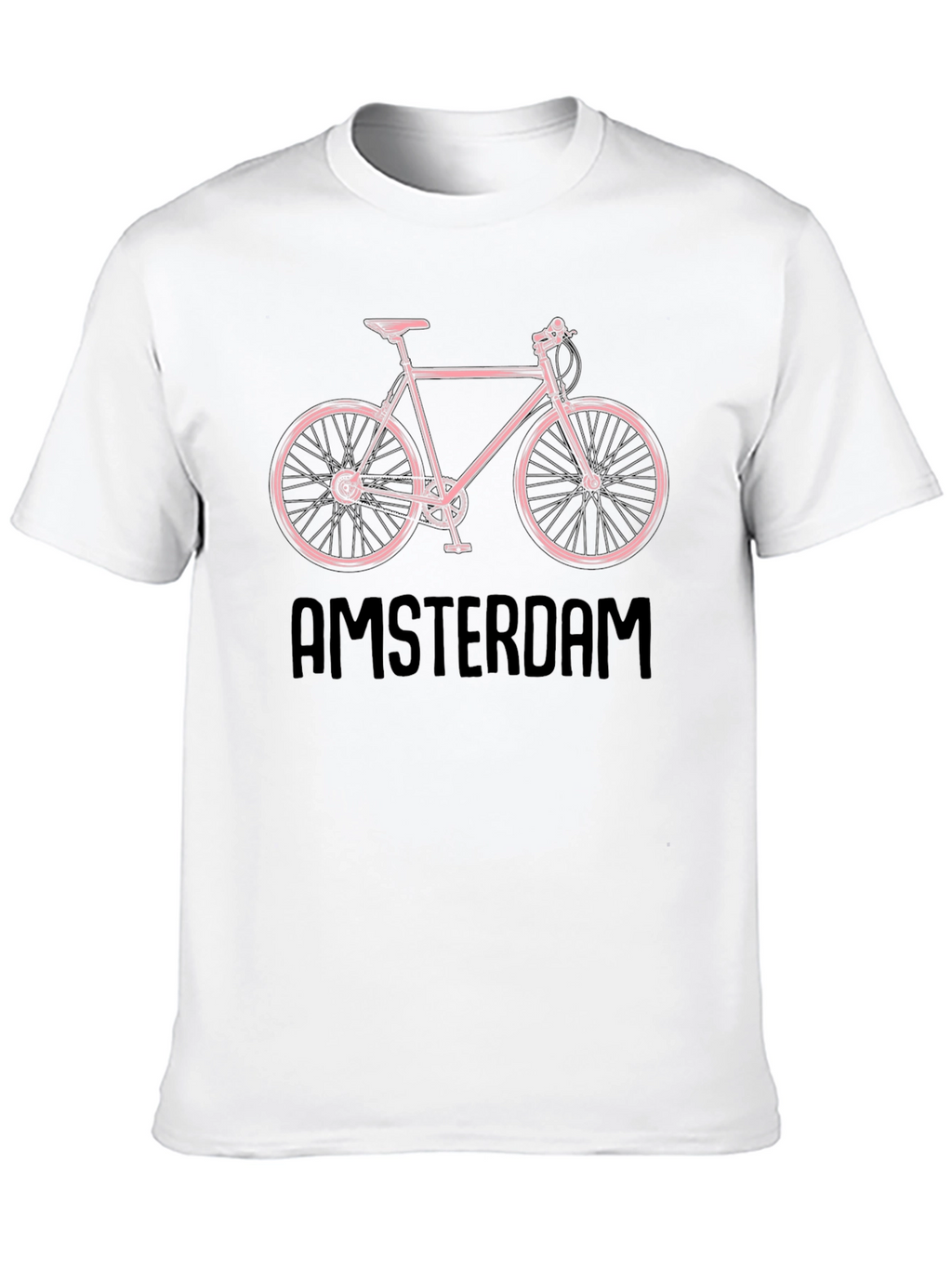 Amsterdam Bike Graphic T-Shirt - Cool City Style
