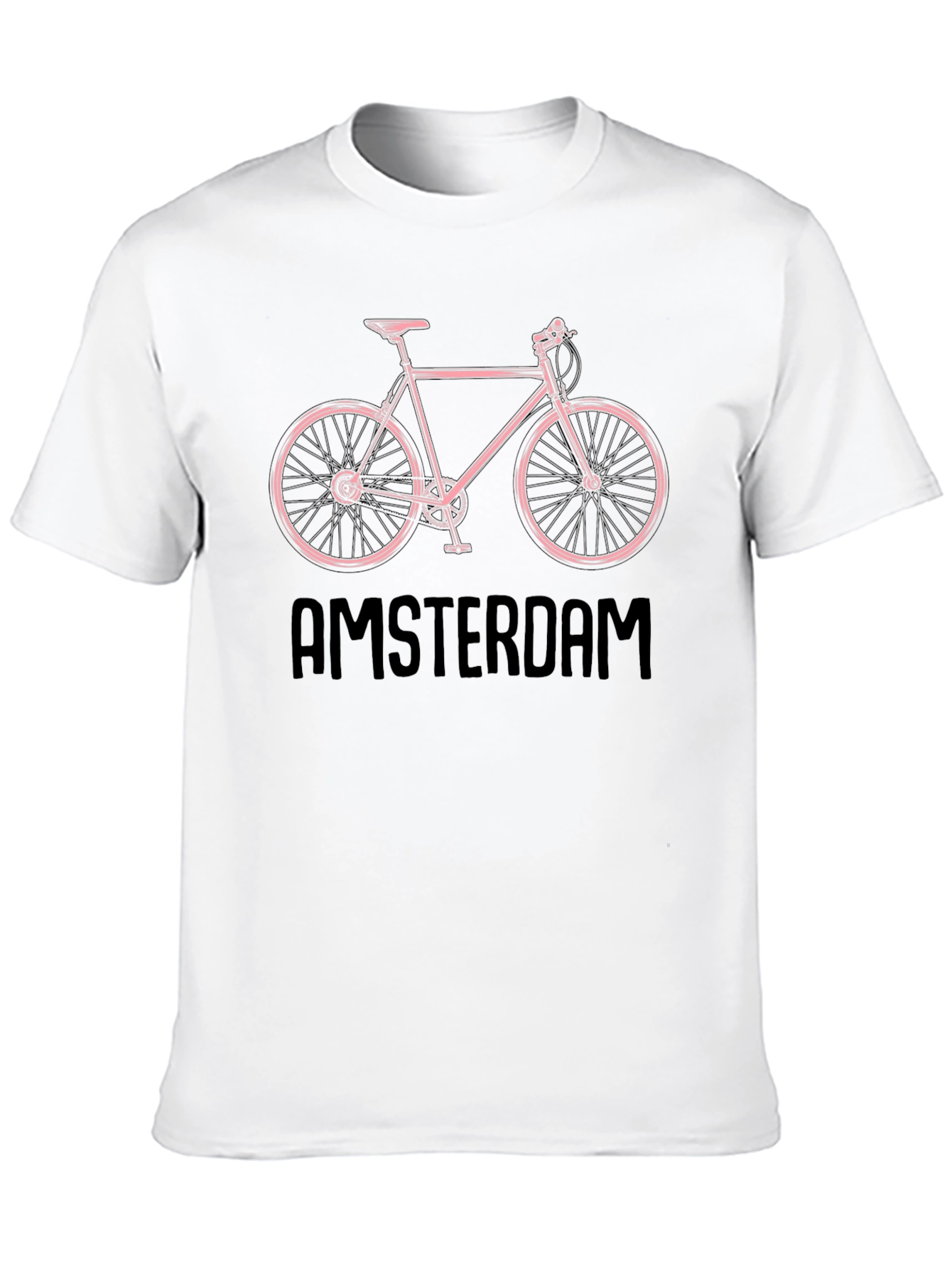 Amsterdam Bike Graphic T-Shirt - Cool City Style