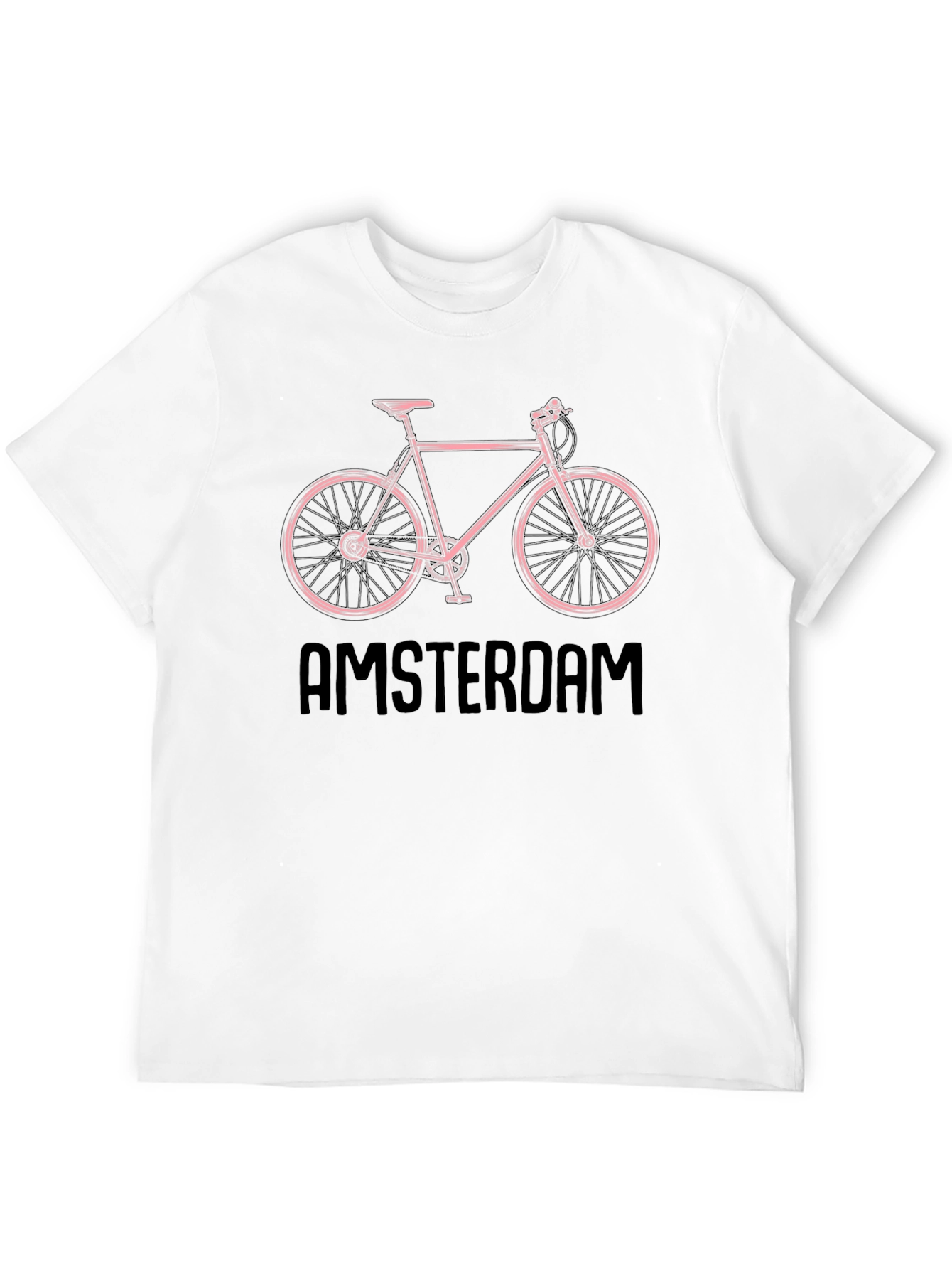 Amsterdam Bike Graphic T-Shirt - Cool City Style