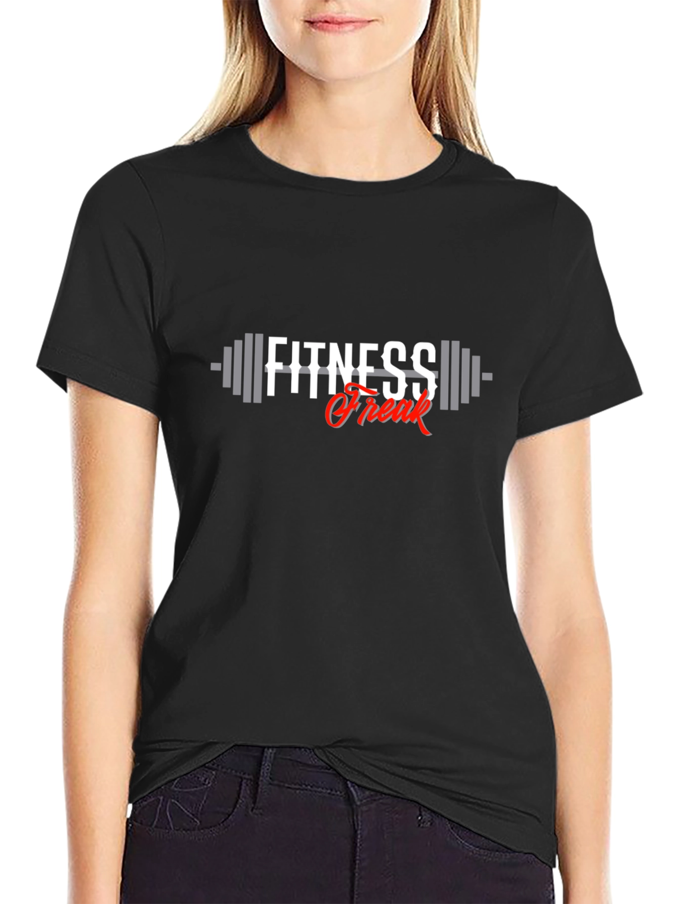 Fitness Freak Graphic Tee - Gym & Workout Apparel