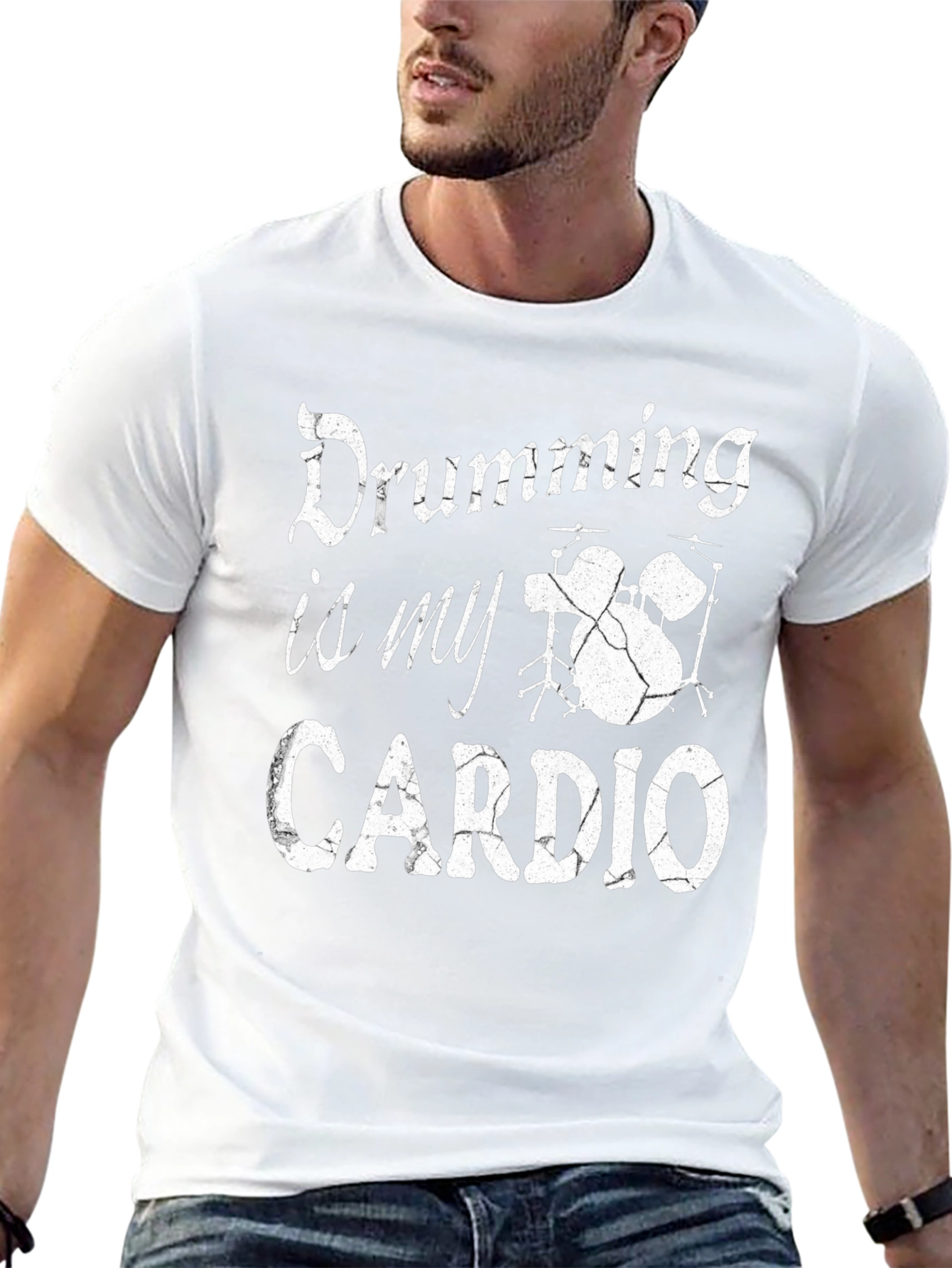 Drumming is My Cardio Graphic Tee