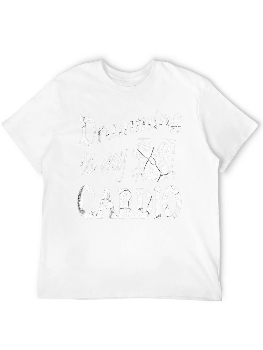 Drumming is My Cardio Graphic Tee