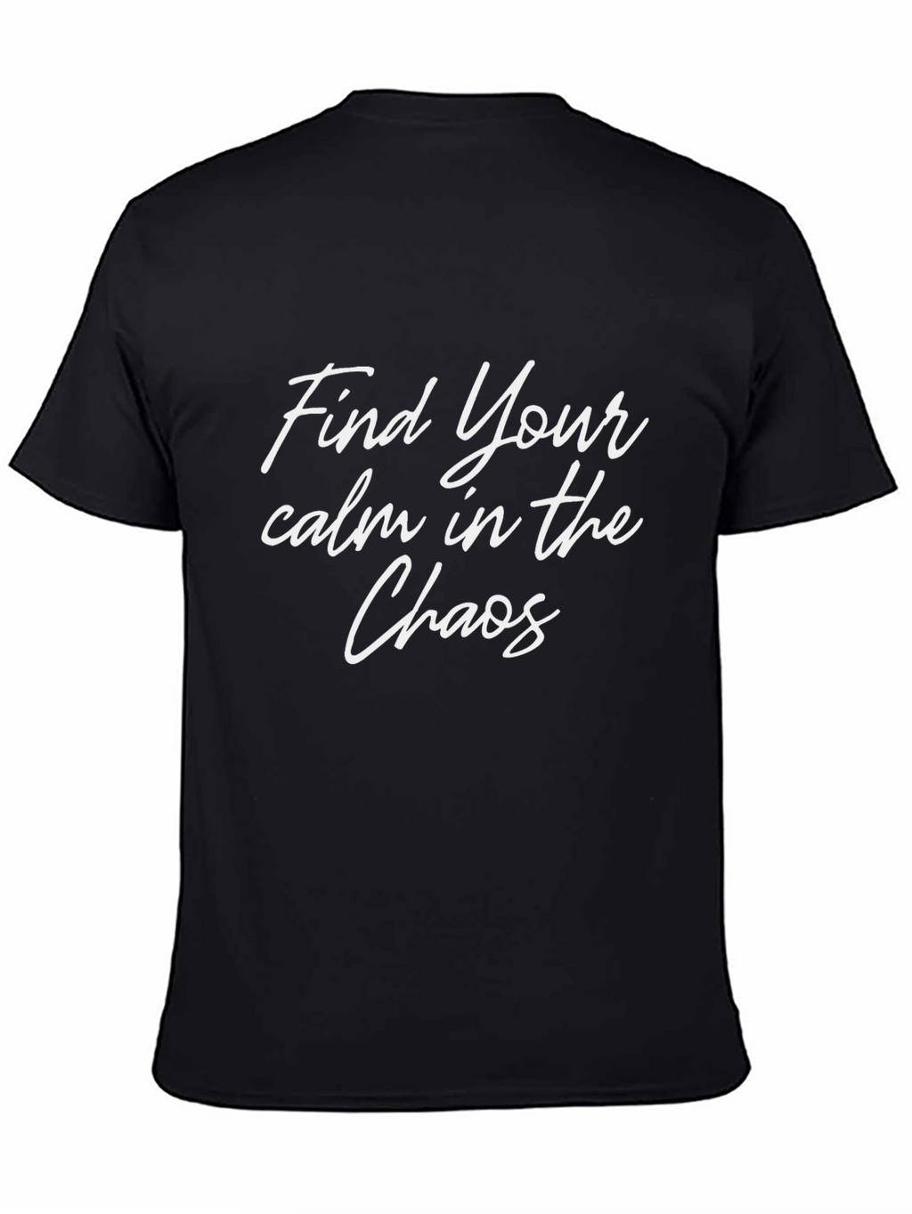 Calm in Chaos Graphic T-Shirt - Trendy Mens Tee
