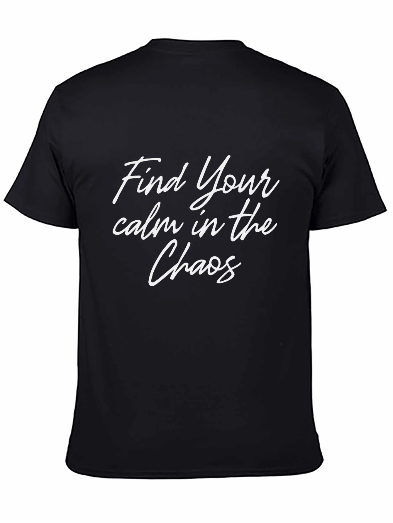 Calm in Chaos Graphic T-Shirt - Trendy Mens Tee