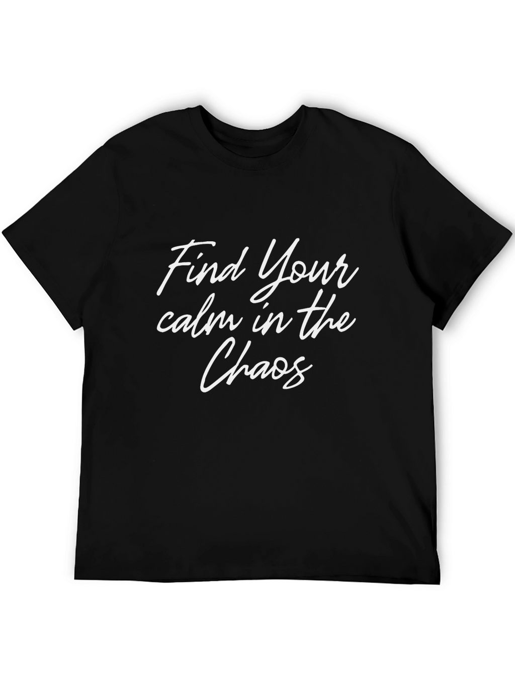Calm in Chaos Graphic T-Shirt - Trendy Mens Tee