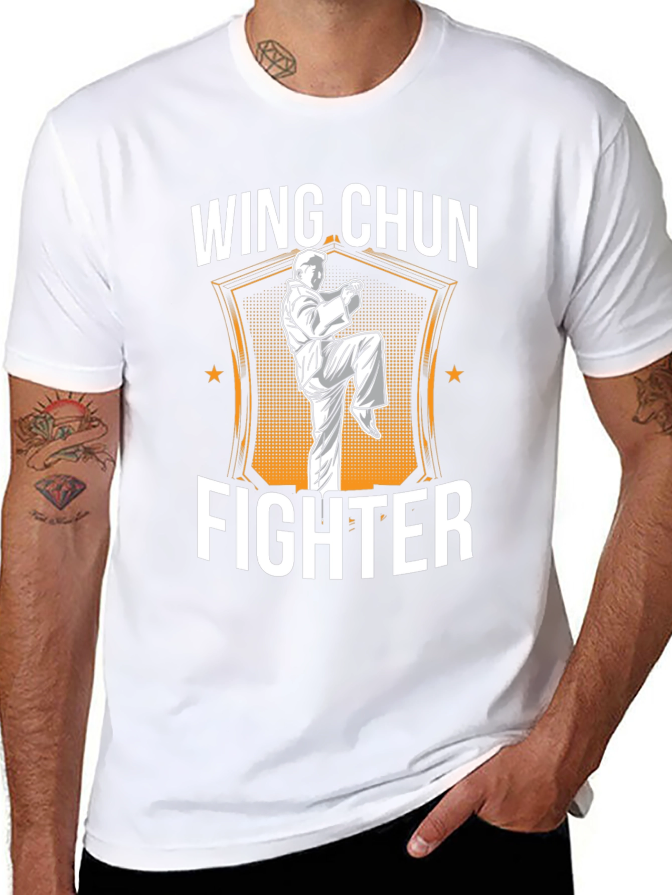 Wing Chun Fighter Graphic Tee
