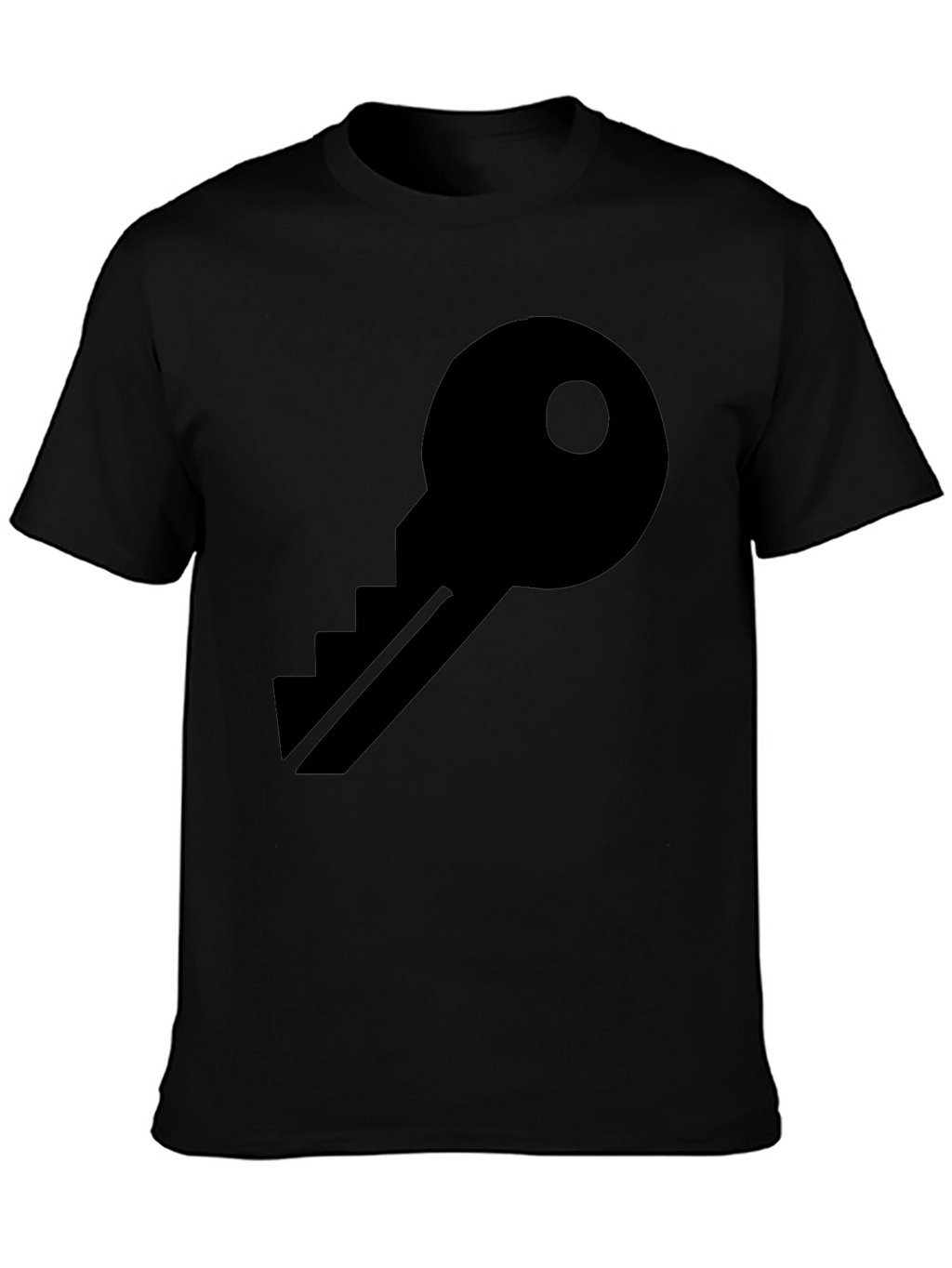 Key Graphic Black T-Shirt - Unisex Style