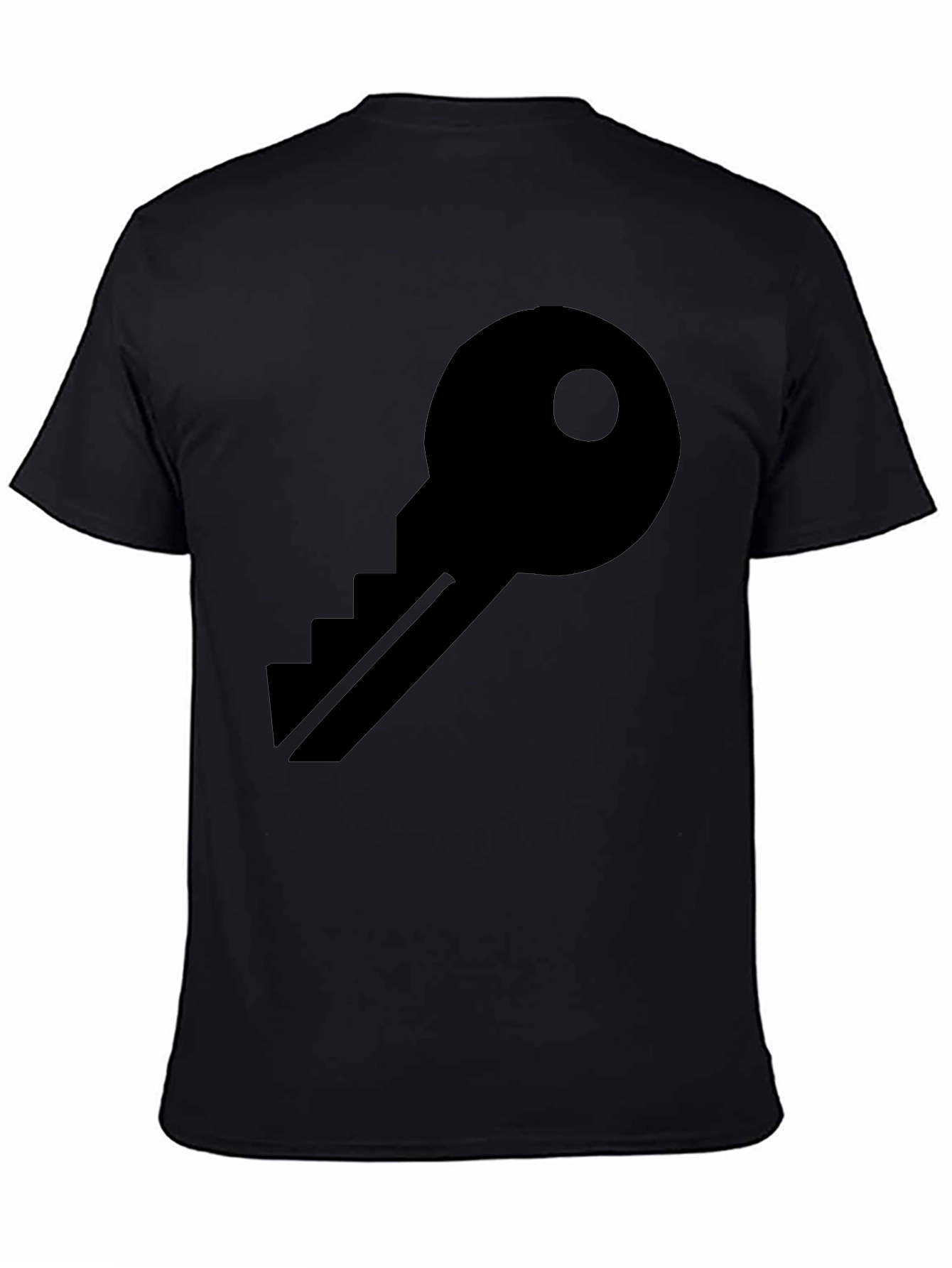 Key Graphic Black T-Shirt - Unisex Style