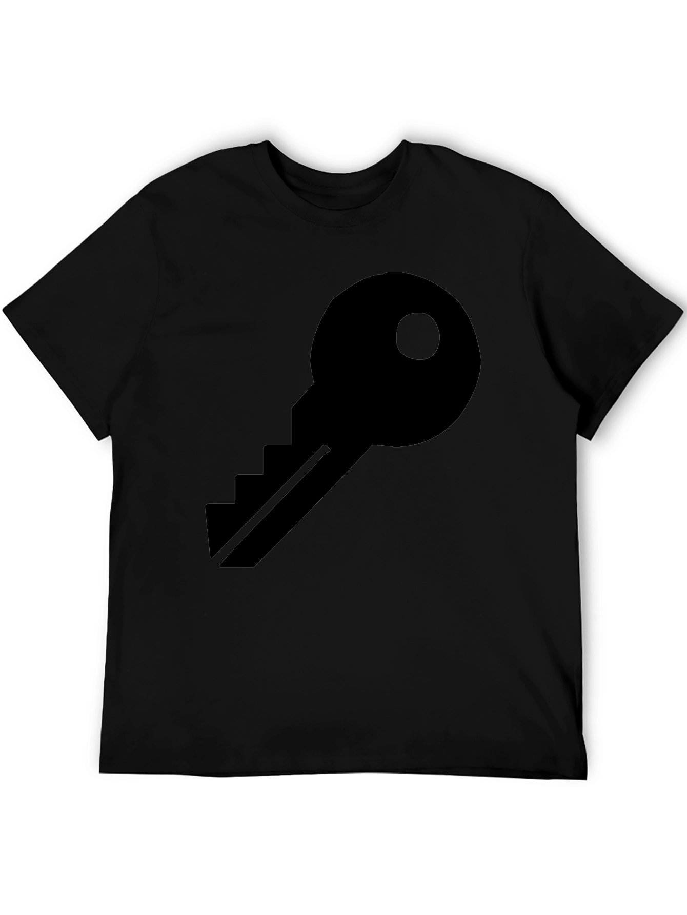 Key Graphic Black T-Shirt - Unisex Style