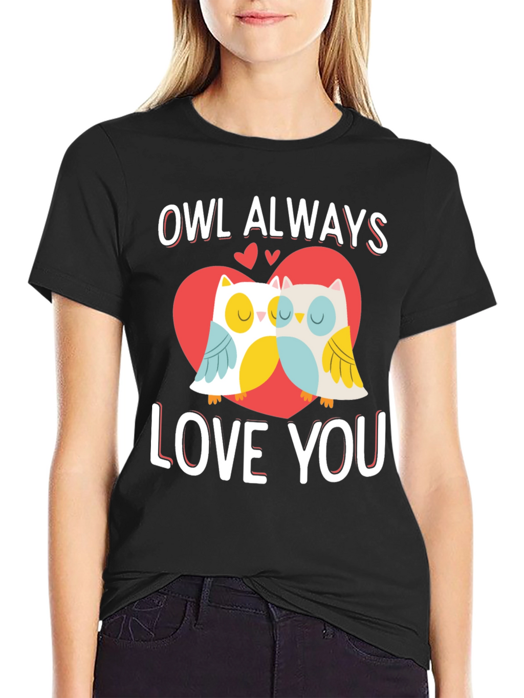 Owl Always Love You Valentines Day Graphic T-Shirt