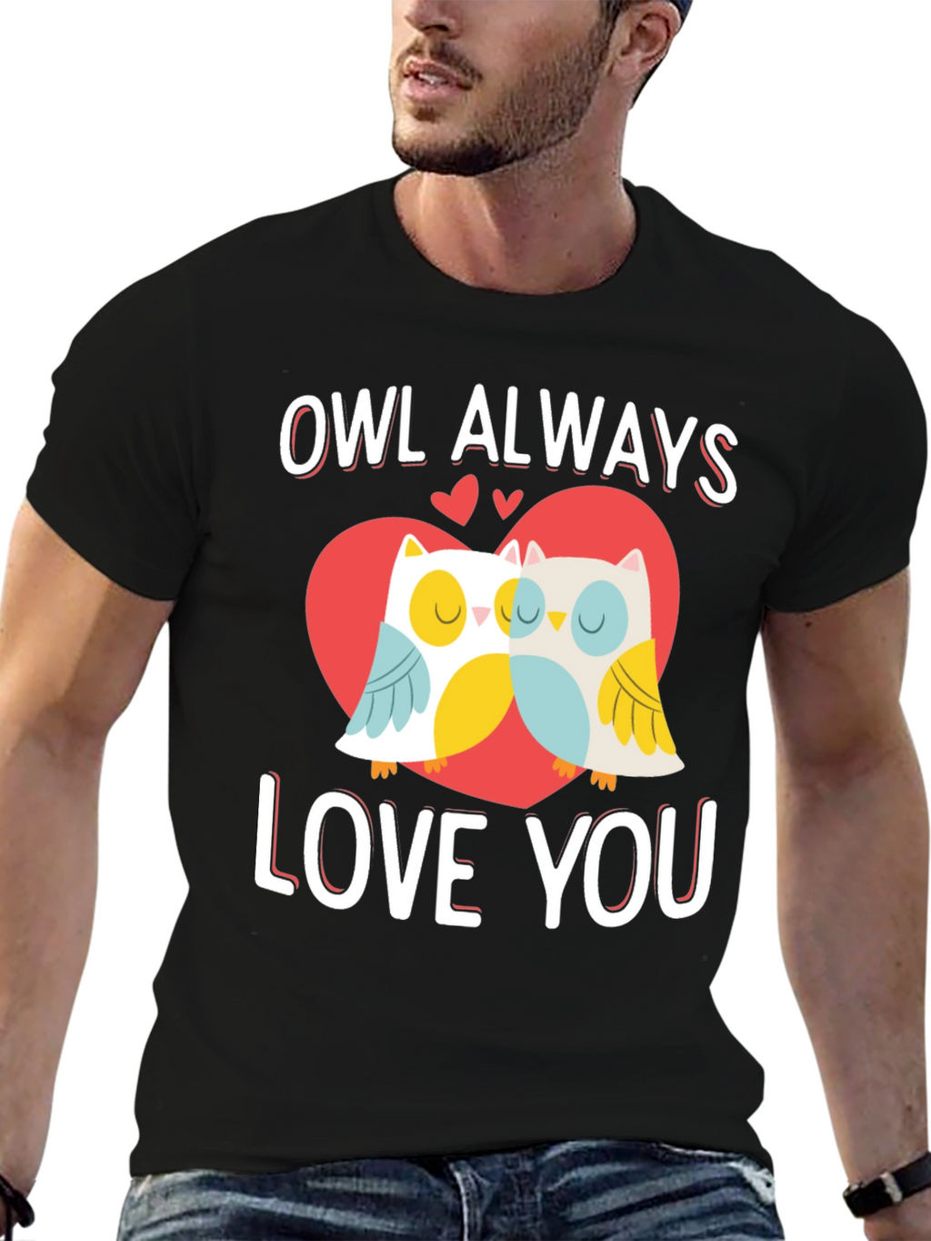 Owl Always Love You Valentines Day Graphic T-Shirt