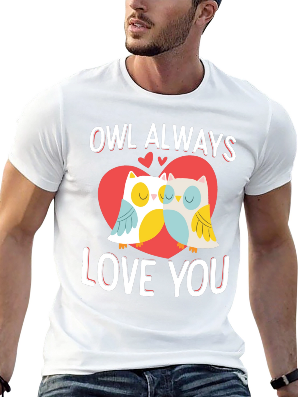 Owl Always Love You Valentines Day Graphic T-Shirt