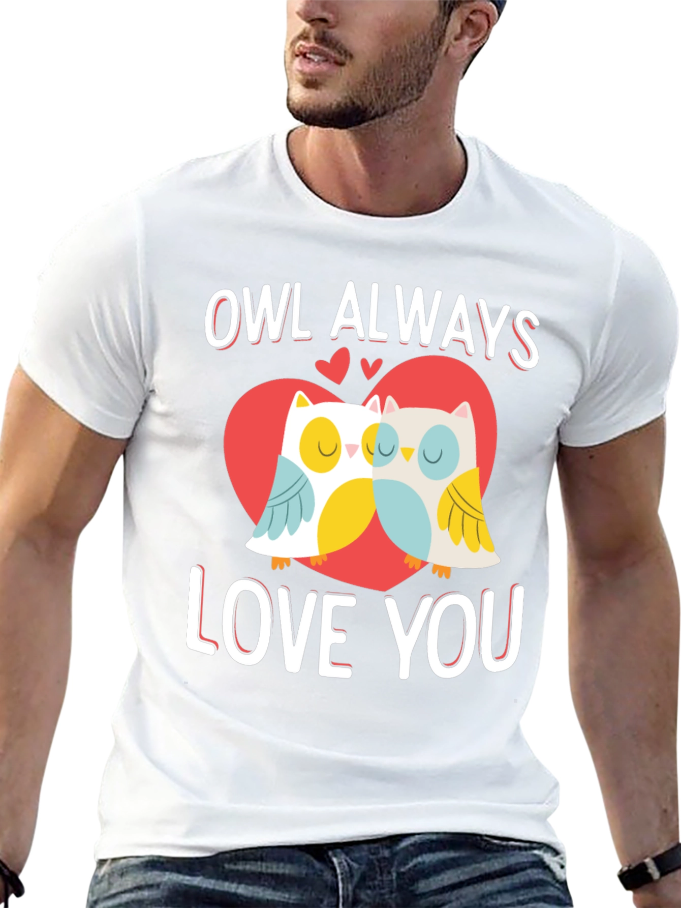 Owl Always Love You Valentines Day Graphic T-Shirt