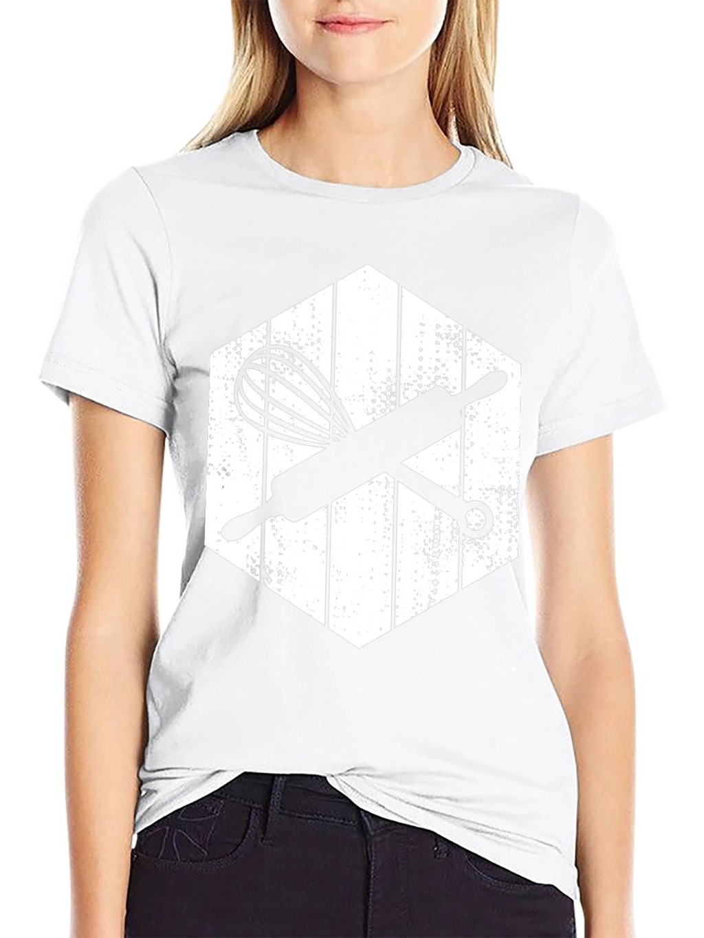 Bakers Whisk & Rolling Pin T-Shirt