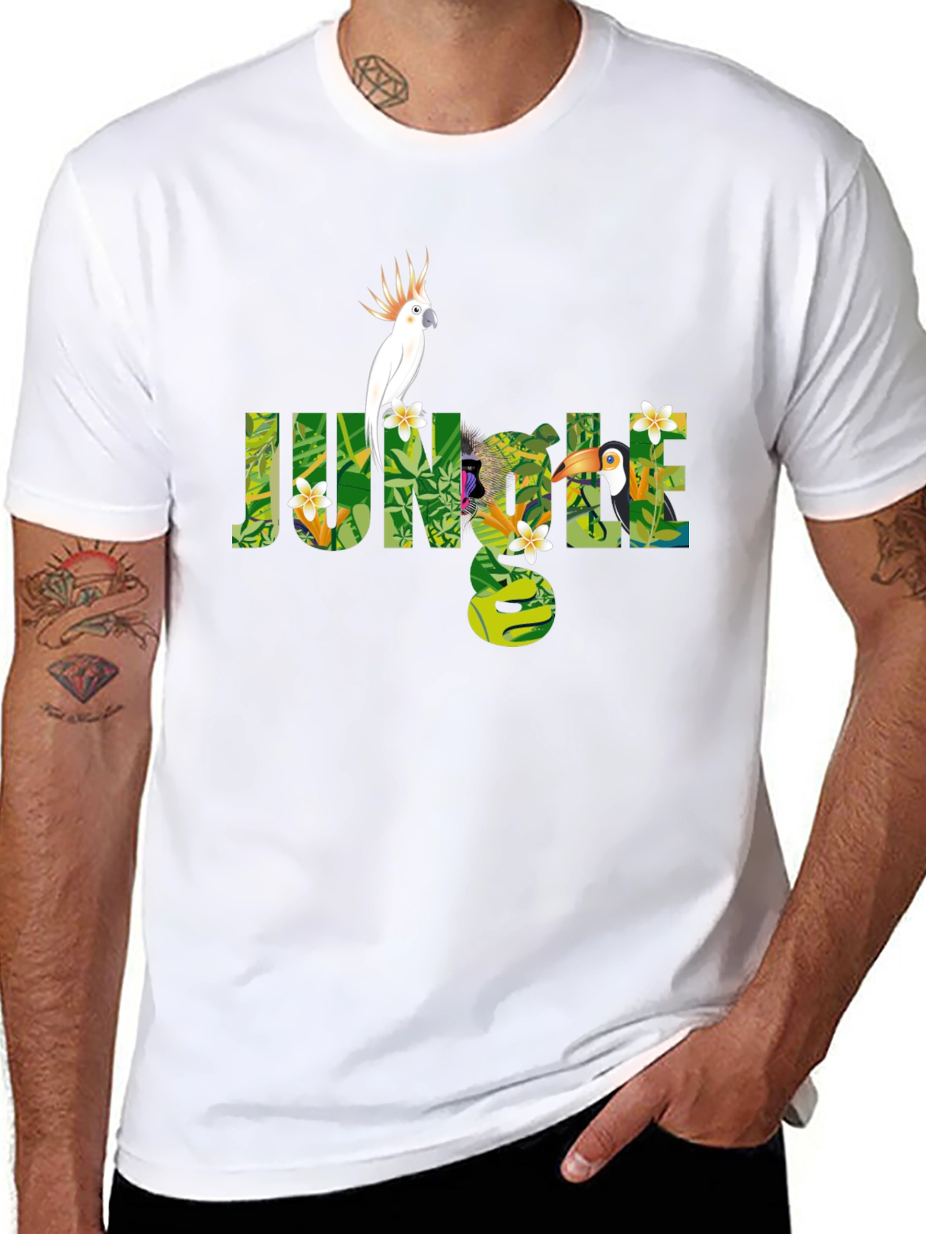 Jungle Graphic Print T-Shirt
