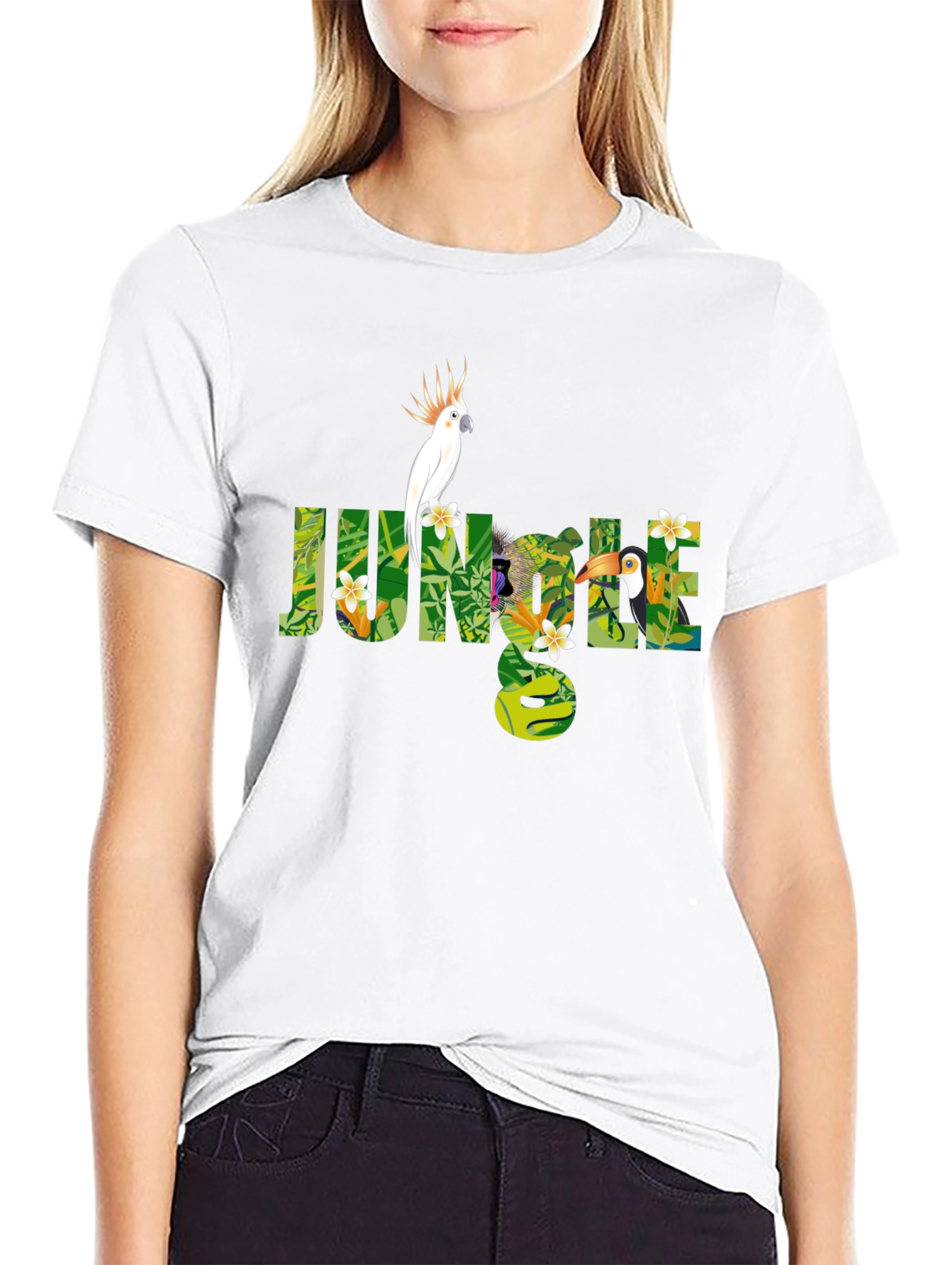 Jungle Graphic Print T-Shirt