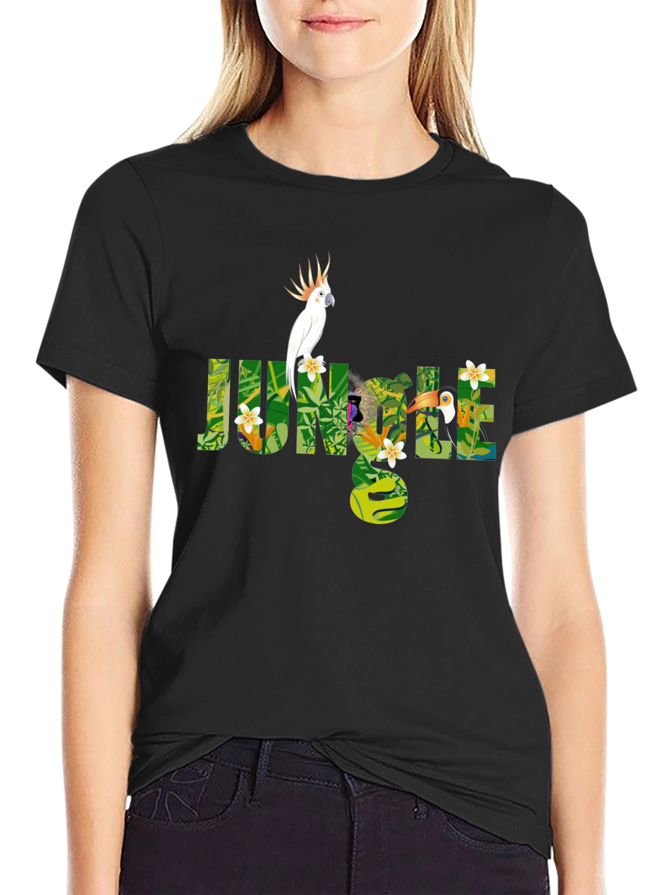 Jungle Graphic Print T-Shirt