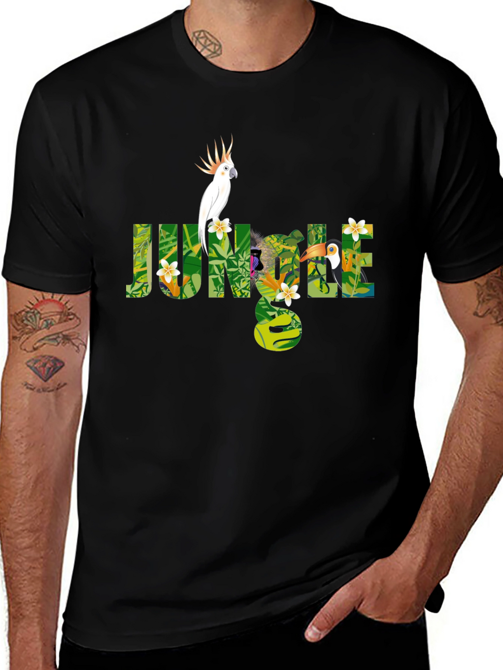 Jungle Graphic Print T-Shirt