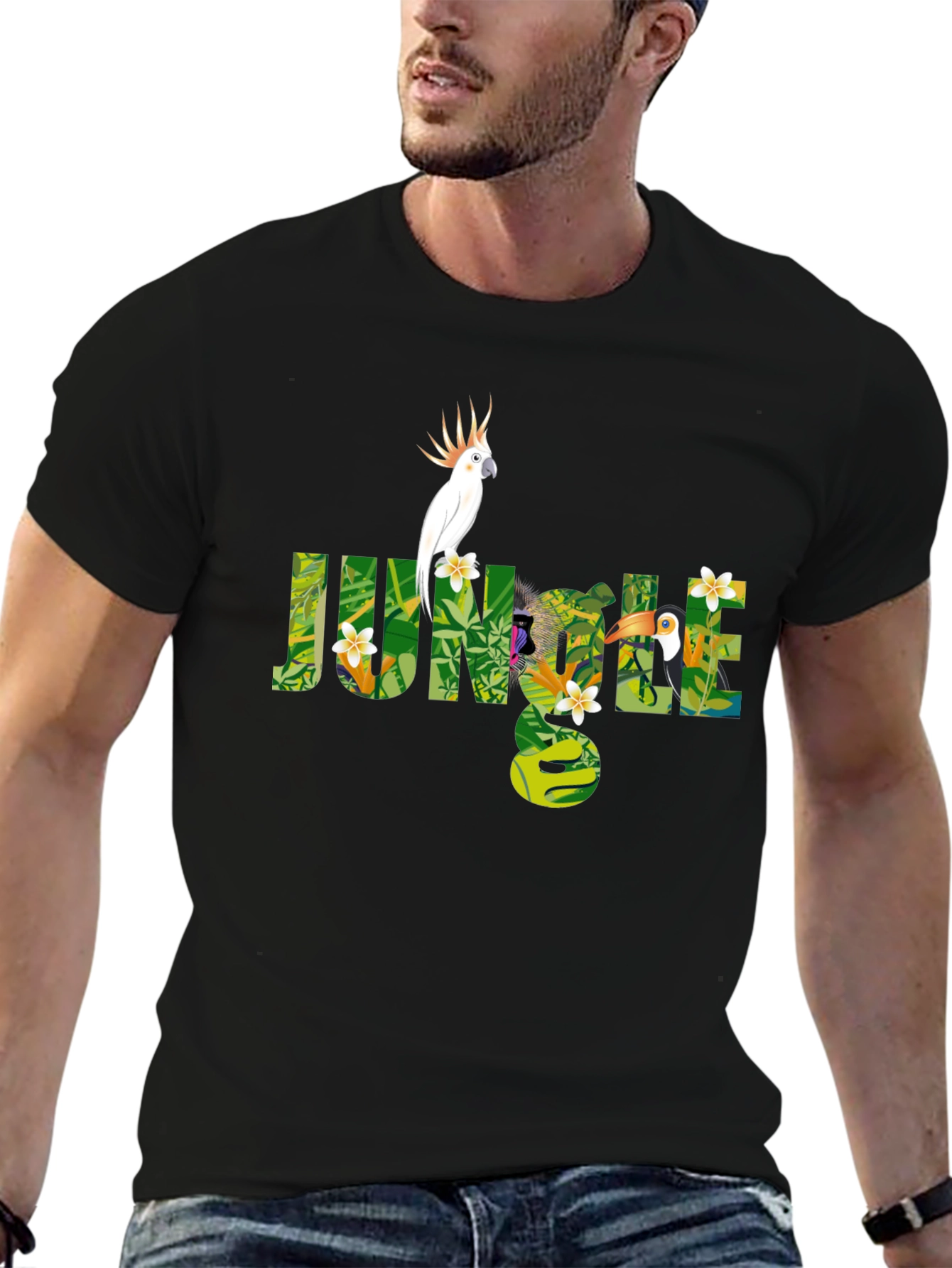 Jungle Graphic Print T-Shirt