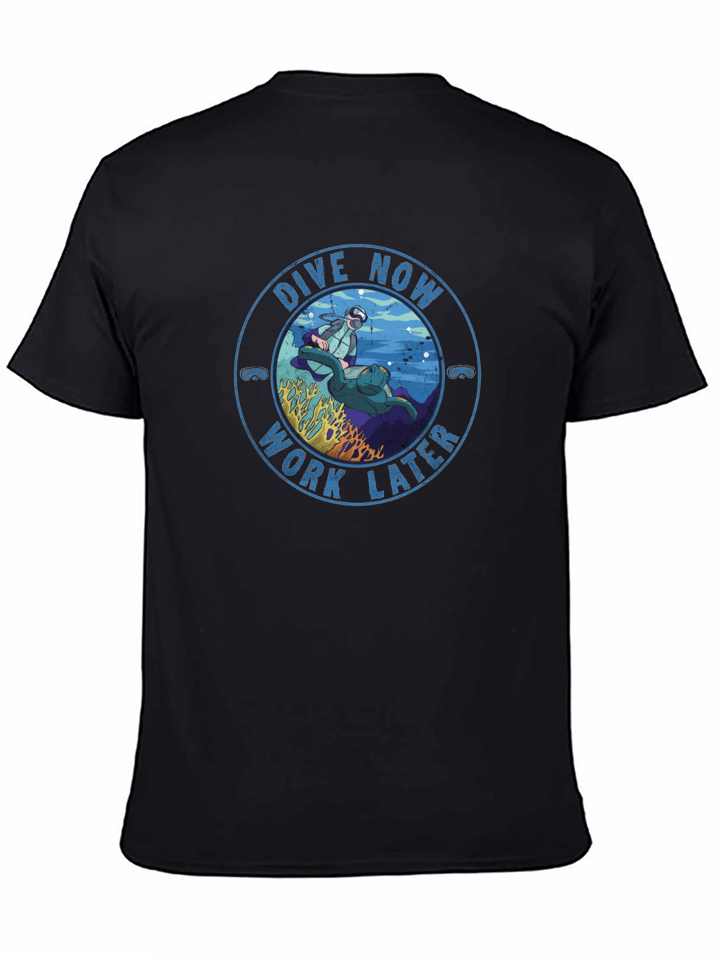 Dive Now Work Later Graphic Tee