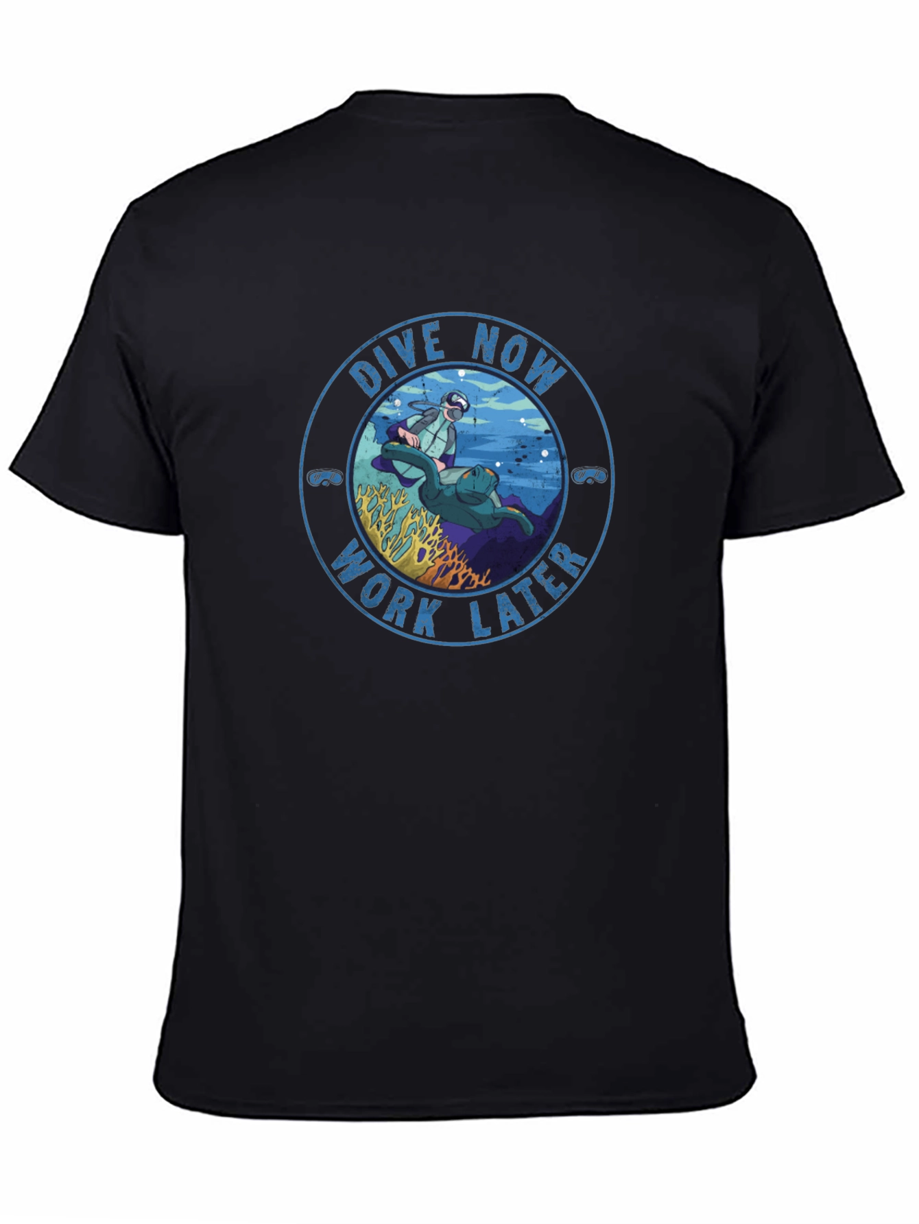 Dive Now Work Later Graphic Tee