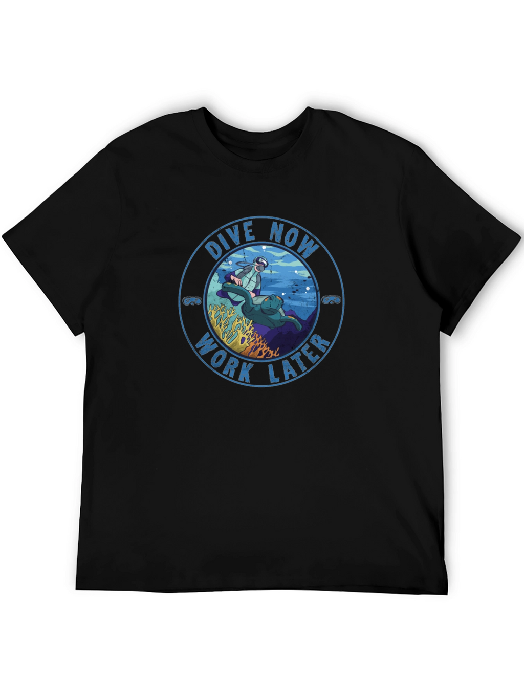 Dive Now Work Later Graphic Tee